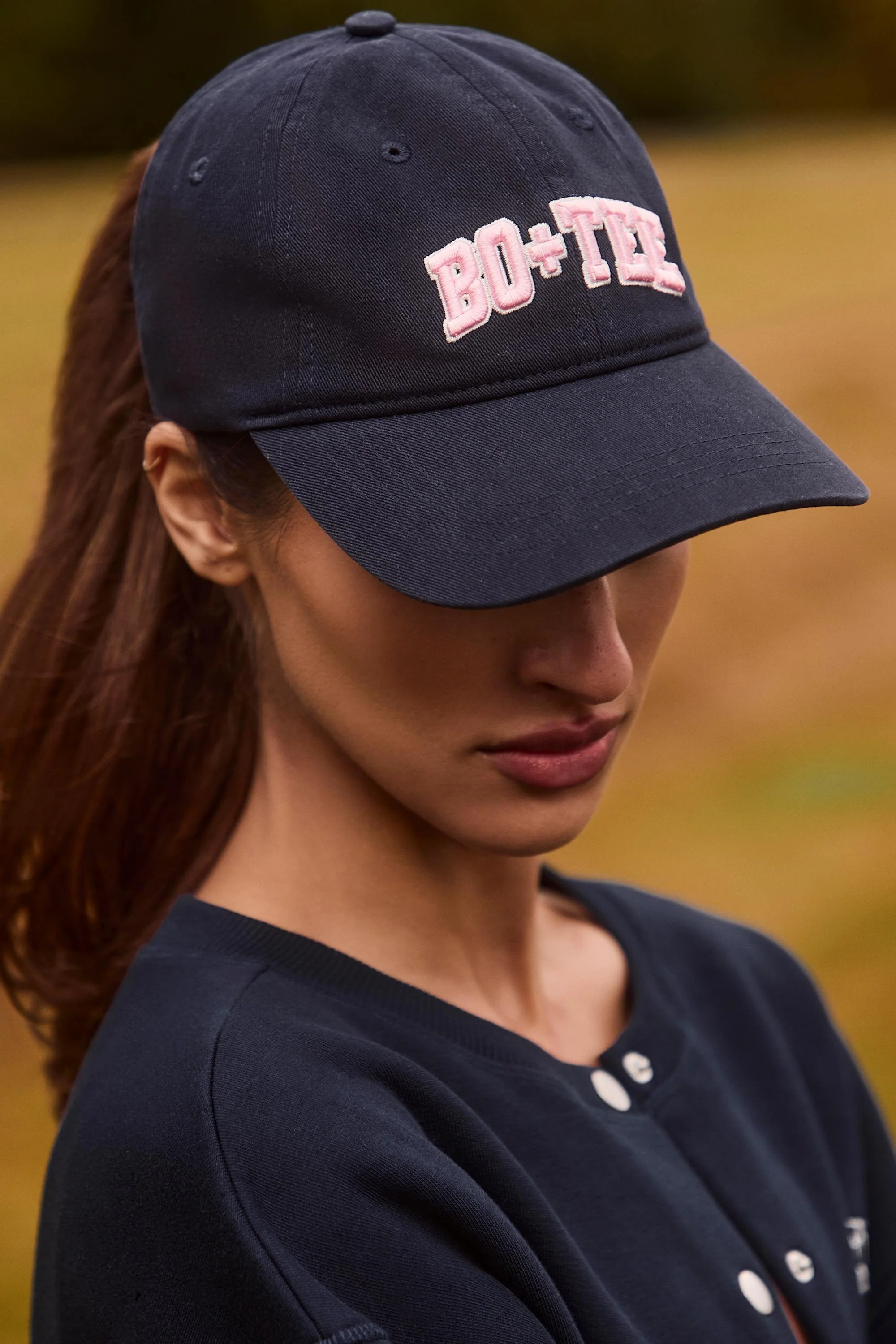 Baseball Cap in Classic Navy - Image 3