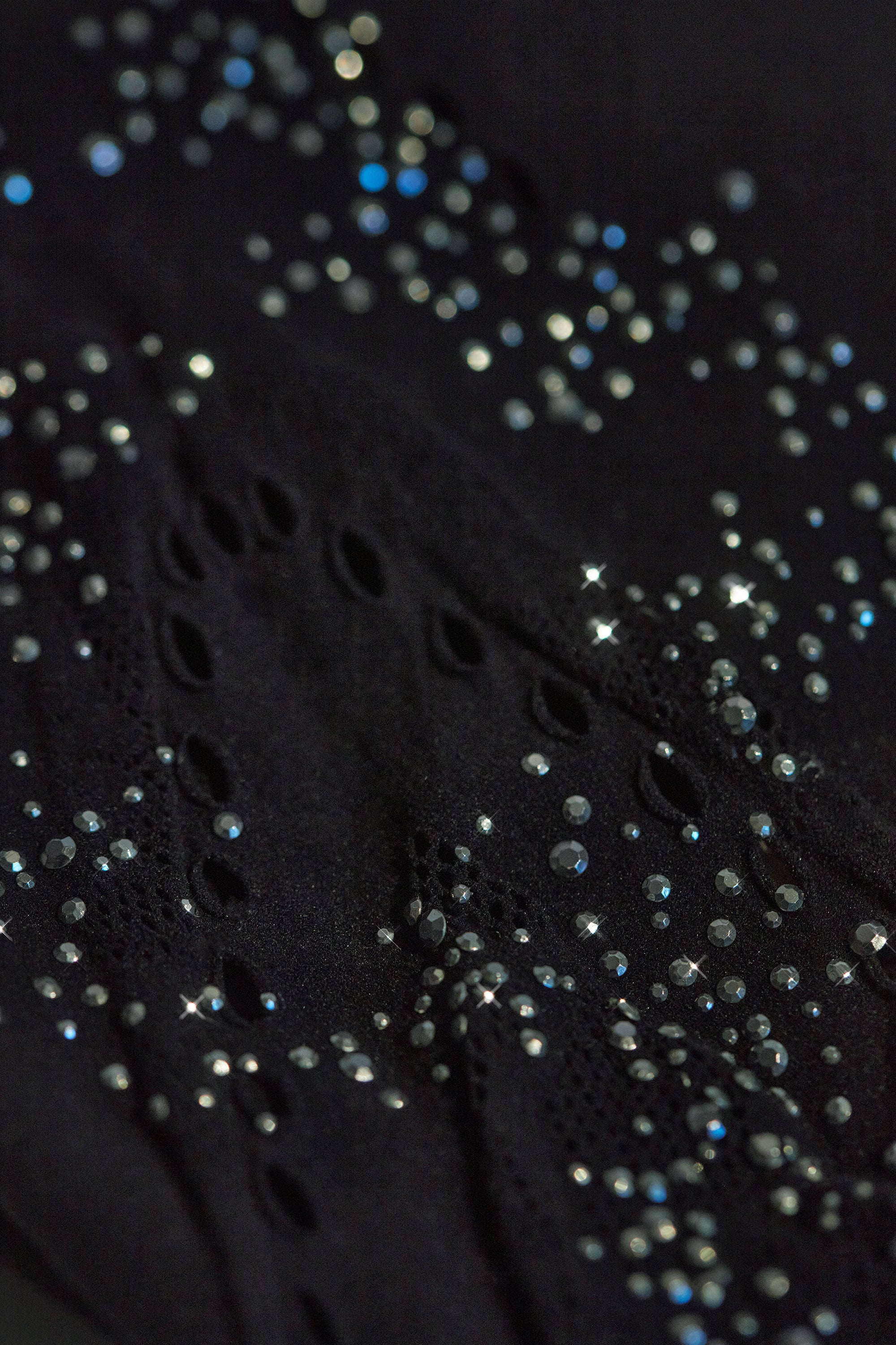 Embellished High-Waist Shorts in Black - Image 11