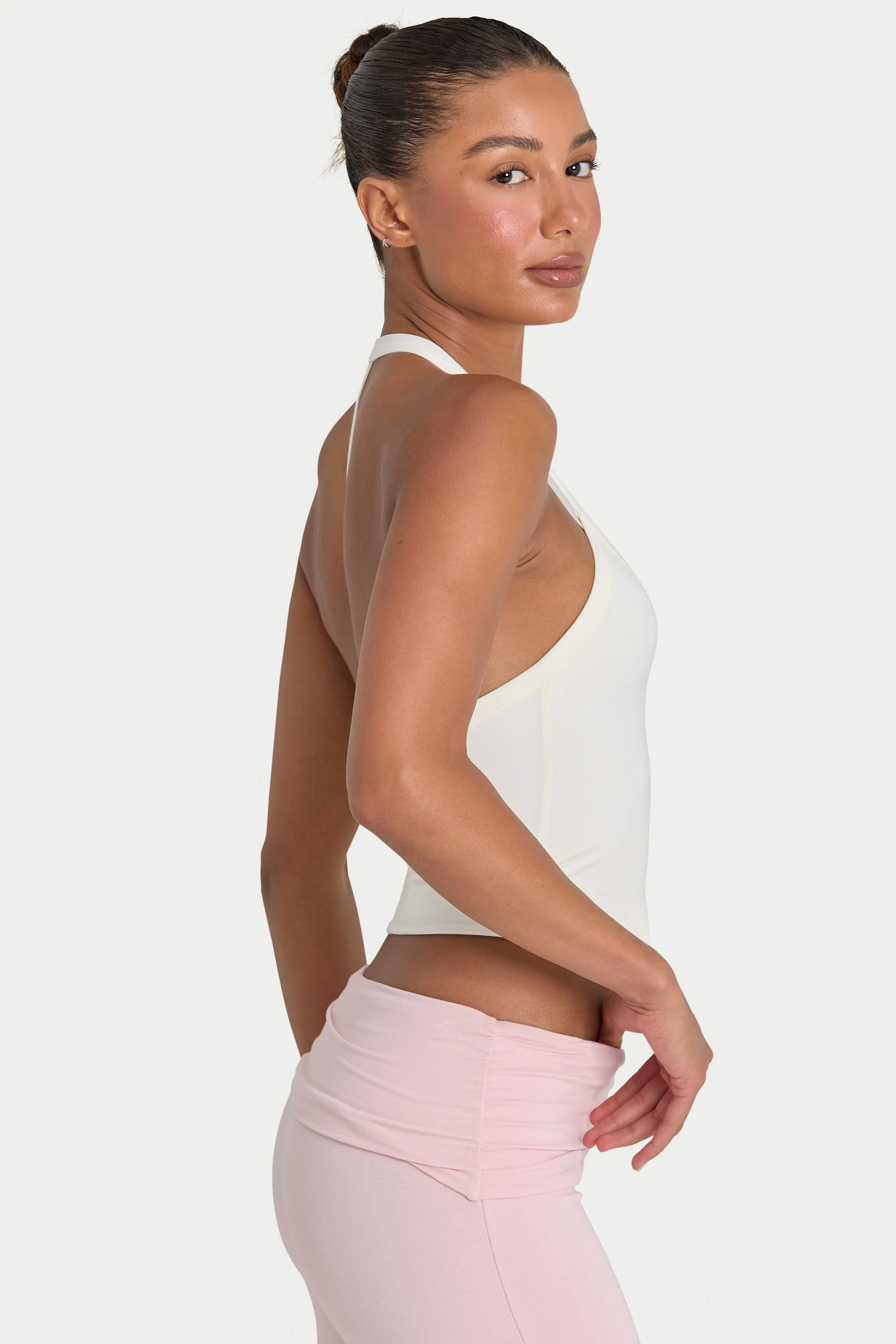 ButterCloud™ Crop Tank Top in Coconut - Image 3