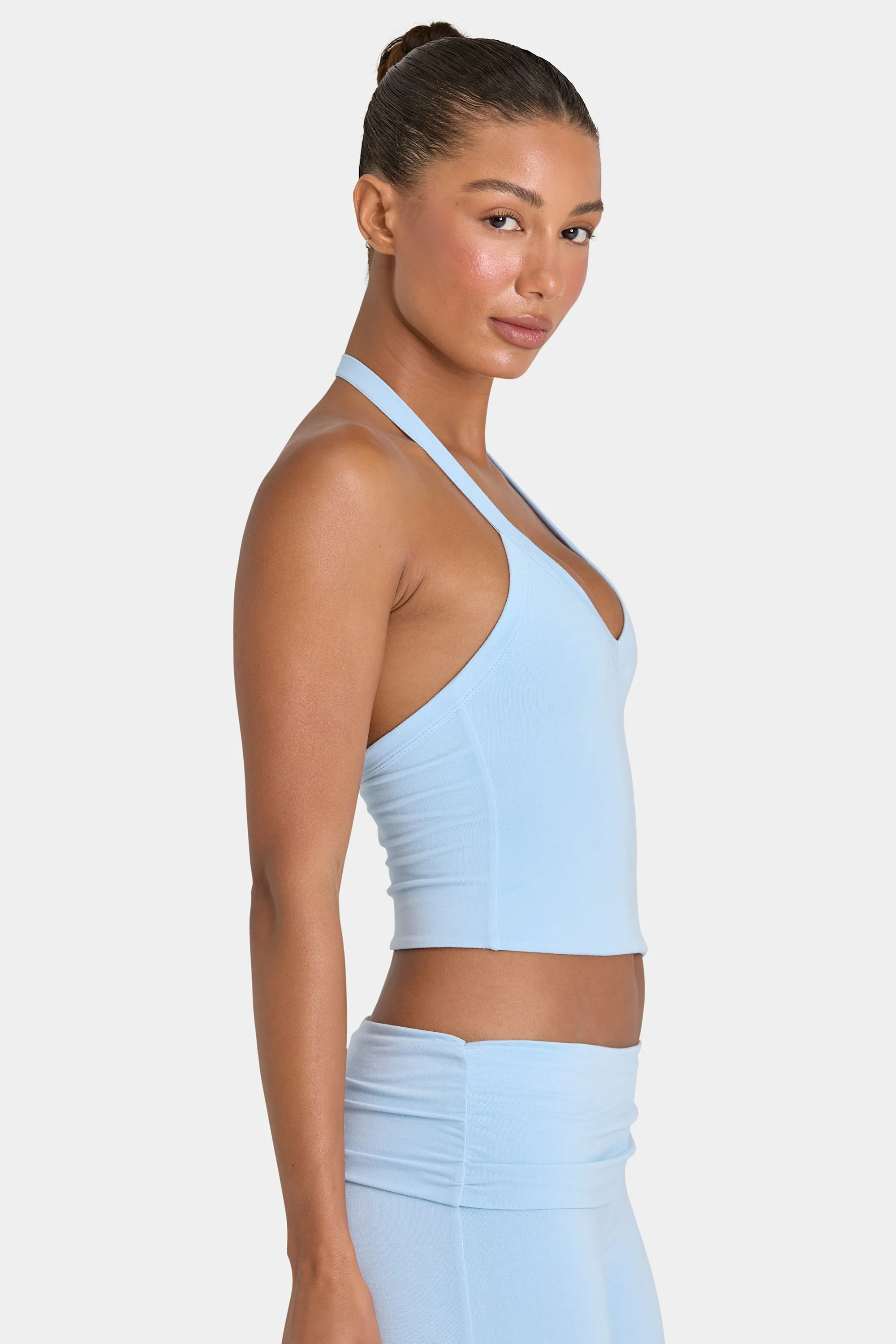 ButterCloud™ Crop Tank Top in Sky - Image 3