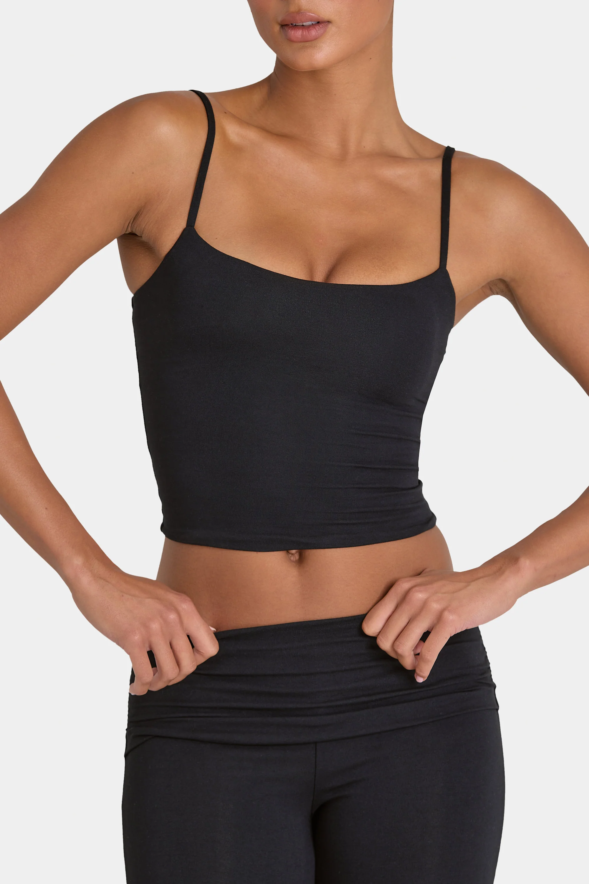 ButterCloud⢠Crop Tank Top in Black - Image 4