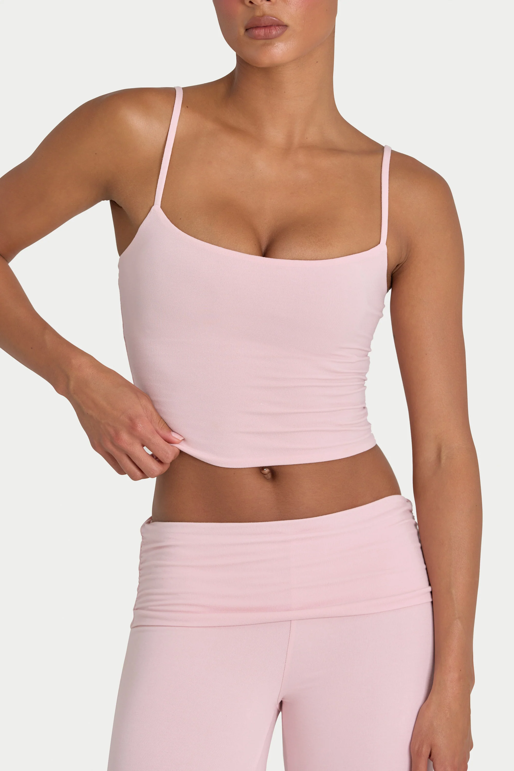 ButterCloud™ Crop Tank Top in Blush - Image 4
