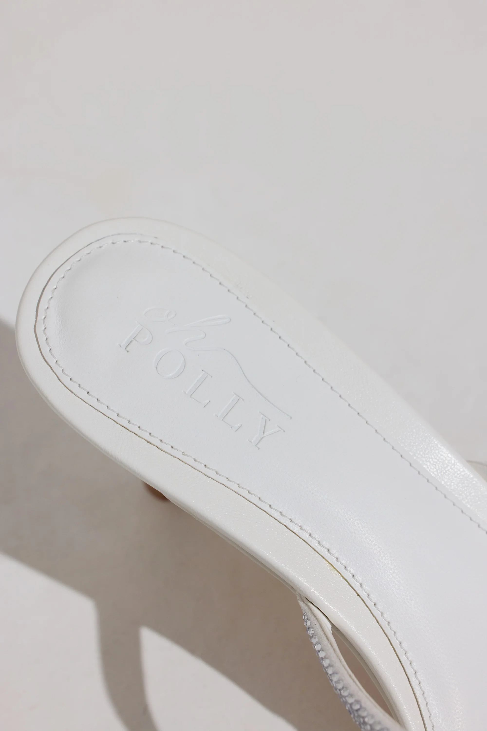 Heeled Sandal  in White - Image 4