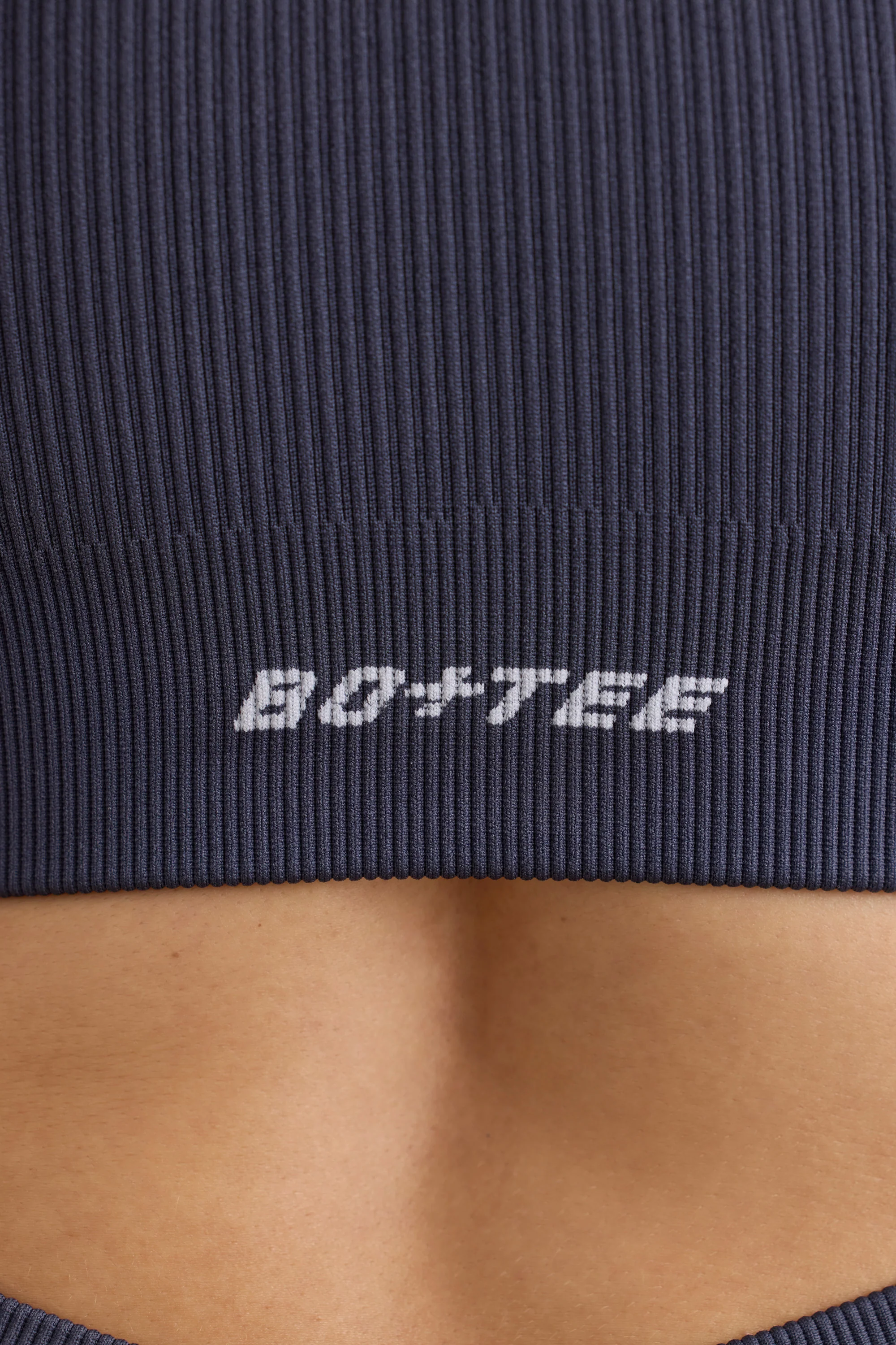 FlexiRib Racerback Sports Bra in Indigo Slate - Image 4