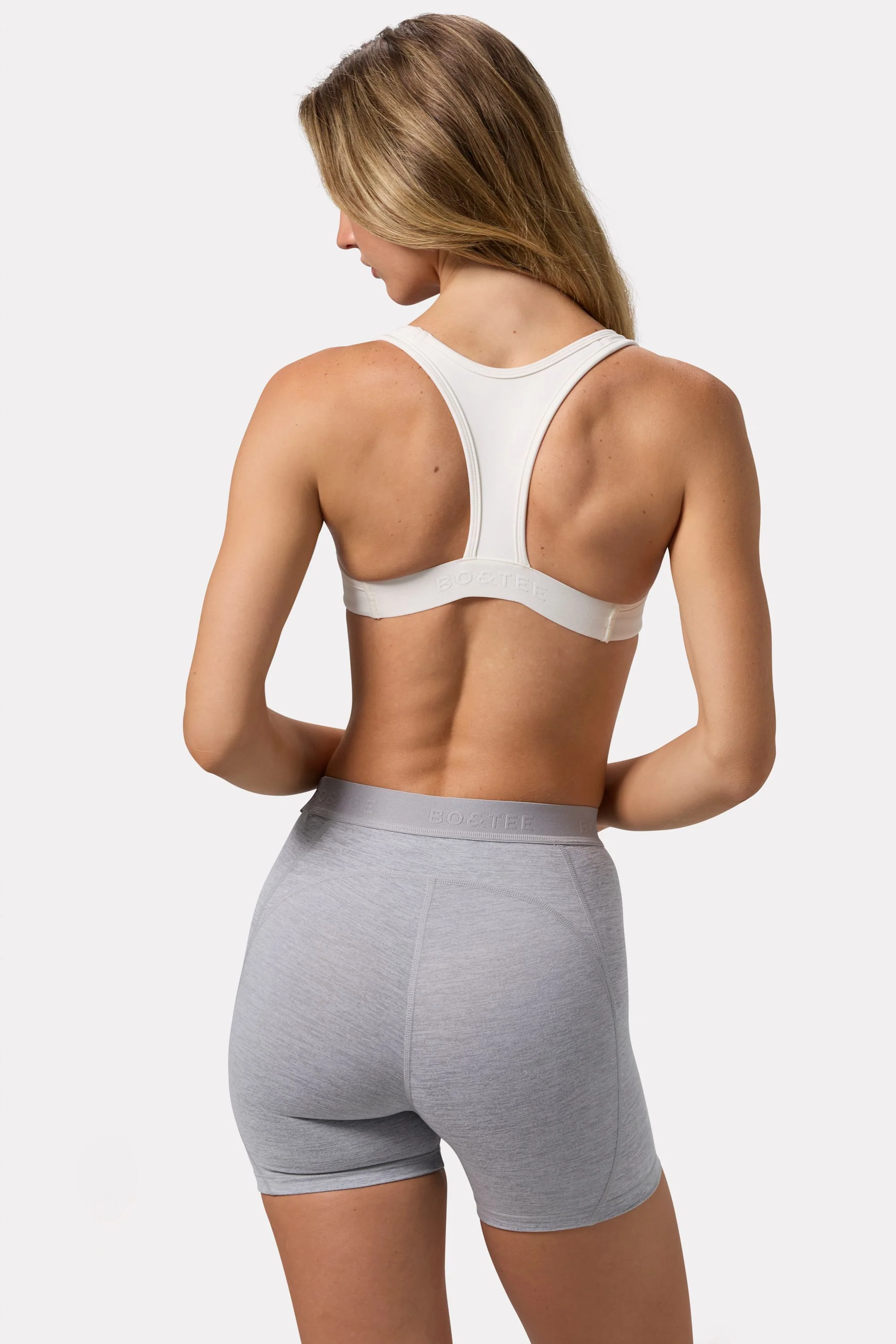 Soft Active Sports Bra in White - Image 2