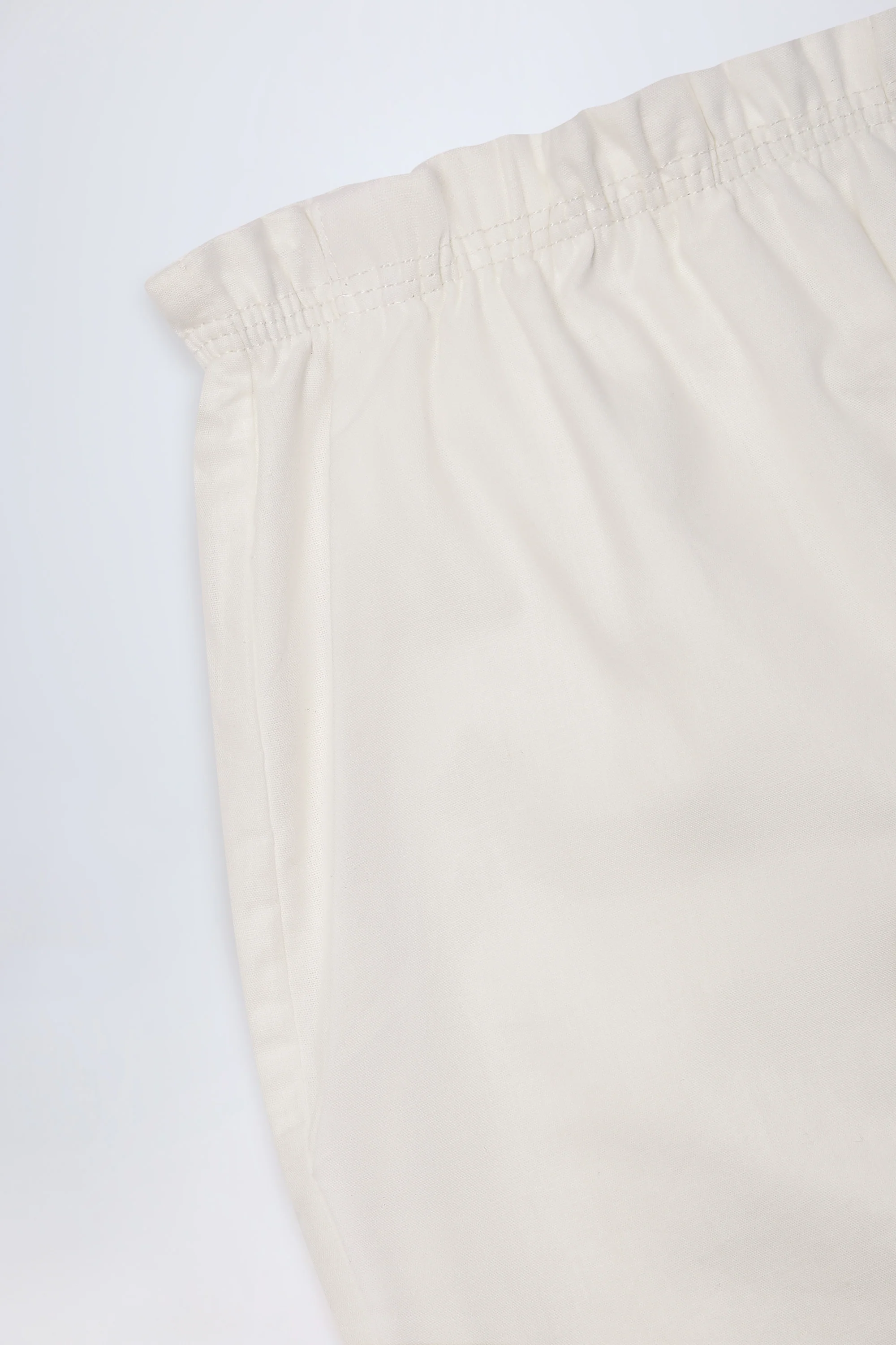 Wide-Leg Cotton-Poplin Trousers in White - Image 6