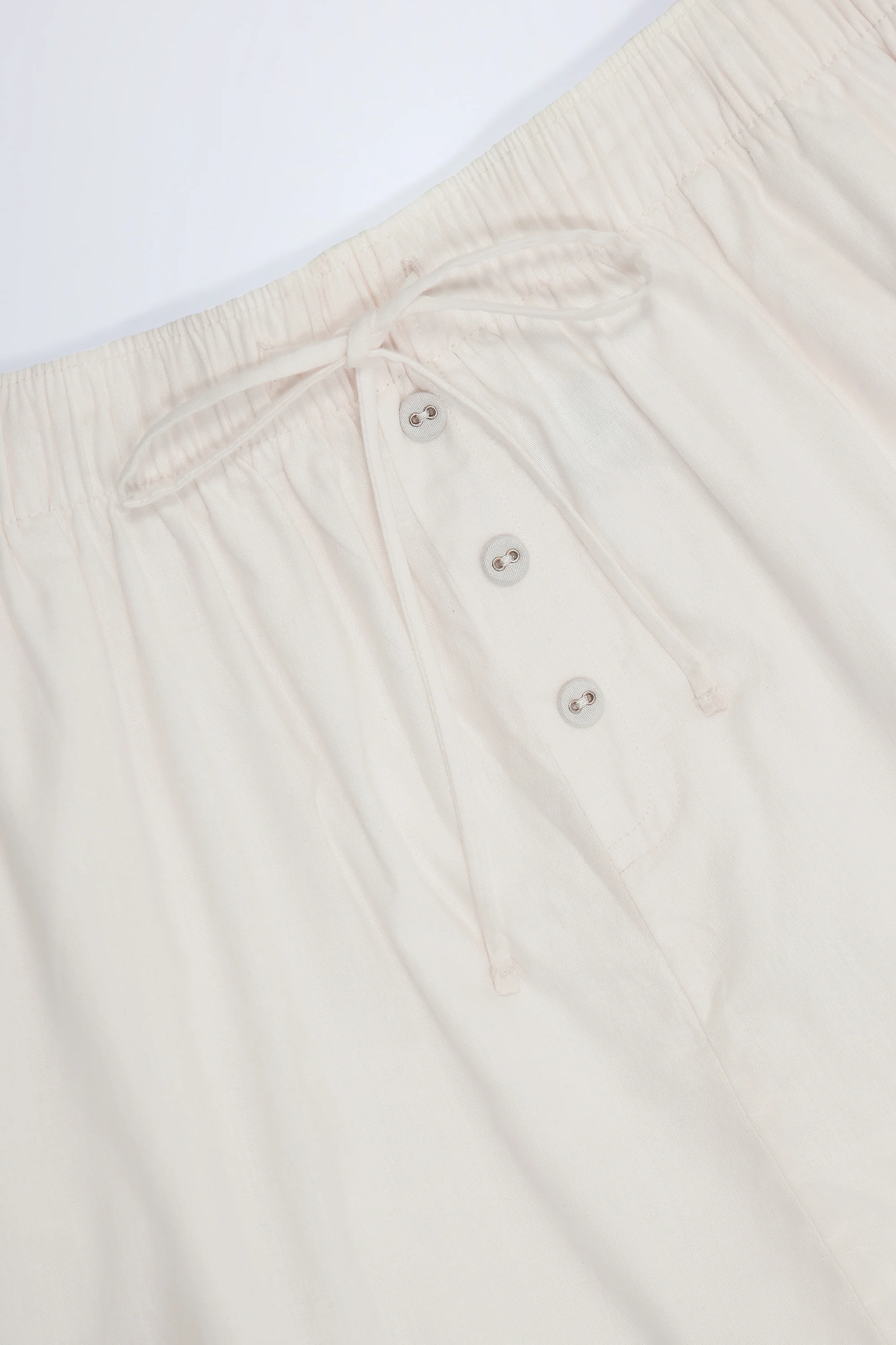Tie-Front Cotton-Poplin Shorts in White - Image 5