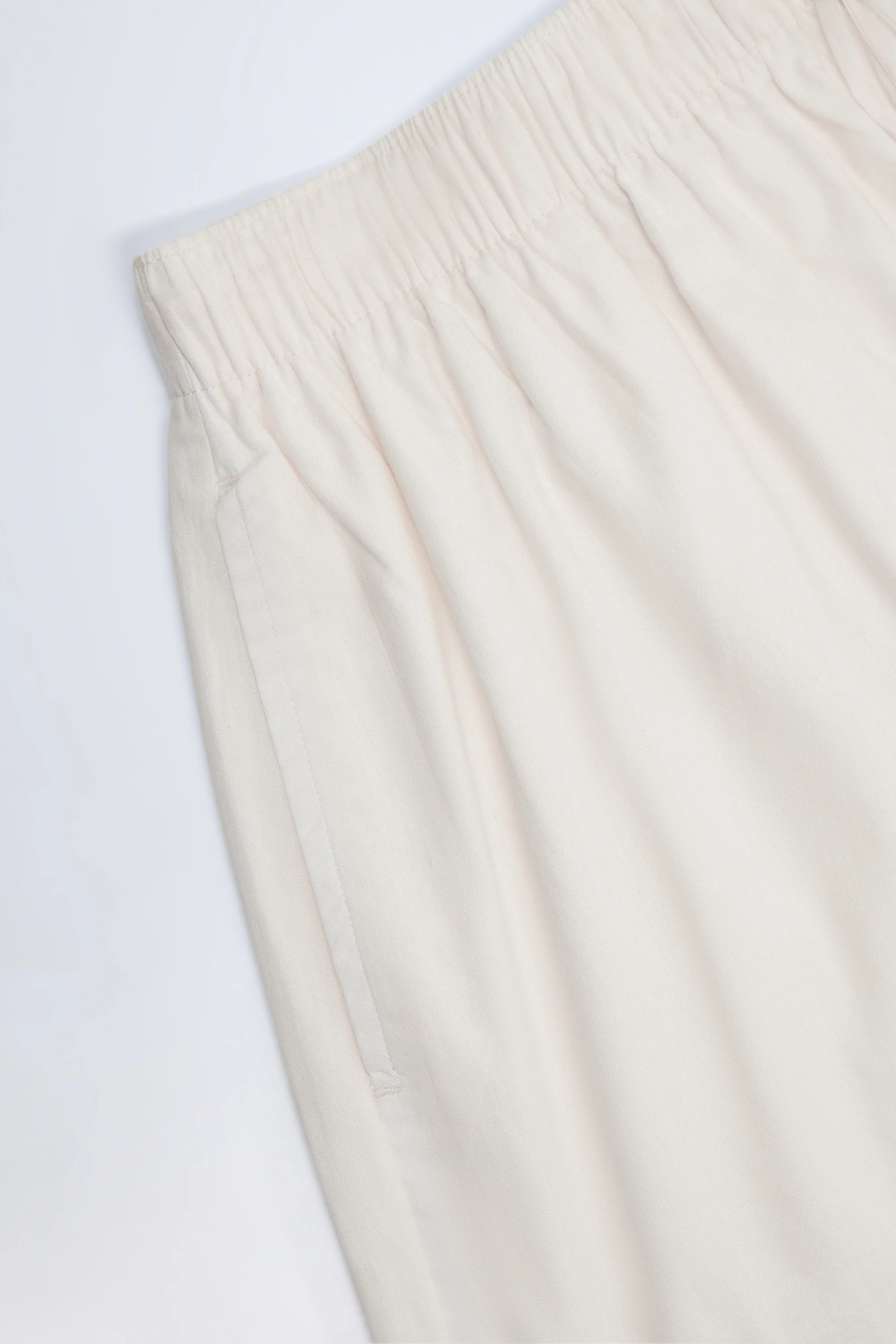 Tie-Front Cotton-Poplin Shorts in White - Image 6