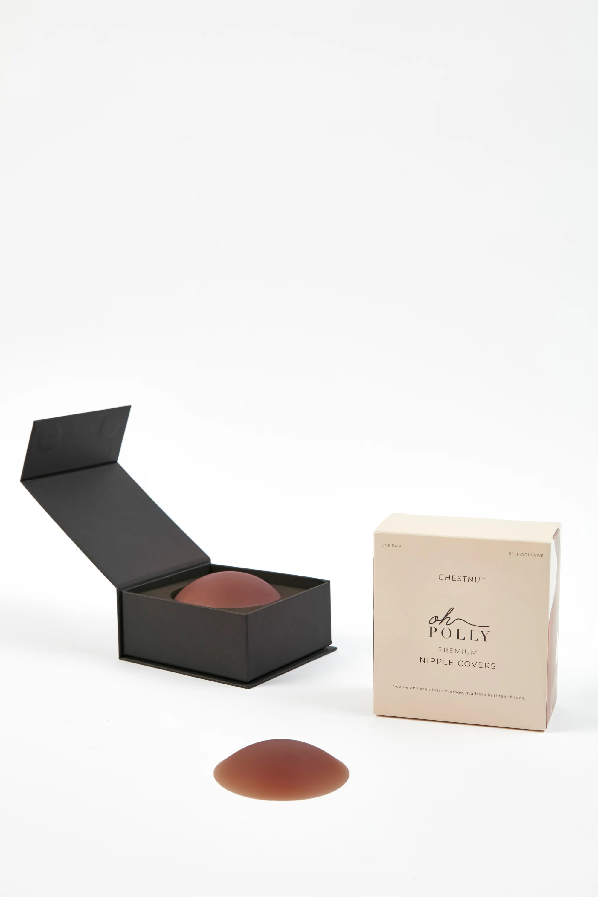 Reusable Silicone Nipple Covers in Chestnut - Image 5