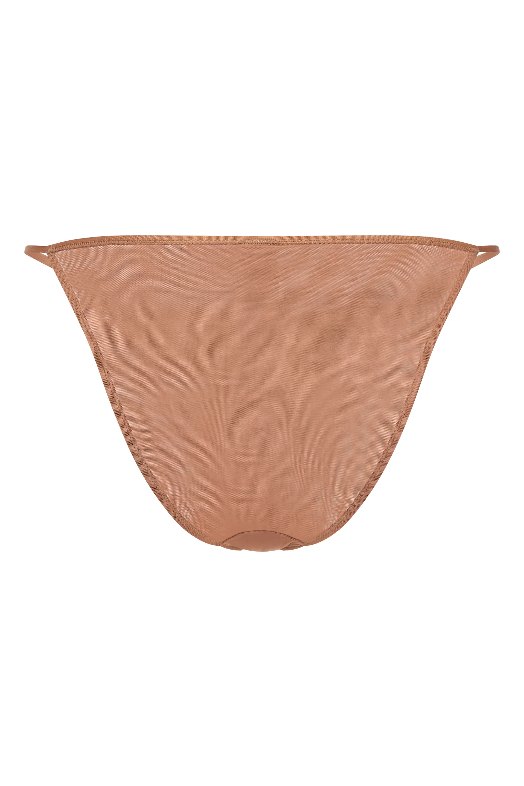 Soft Mesh String Bikini in Honey - Image 6