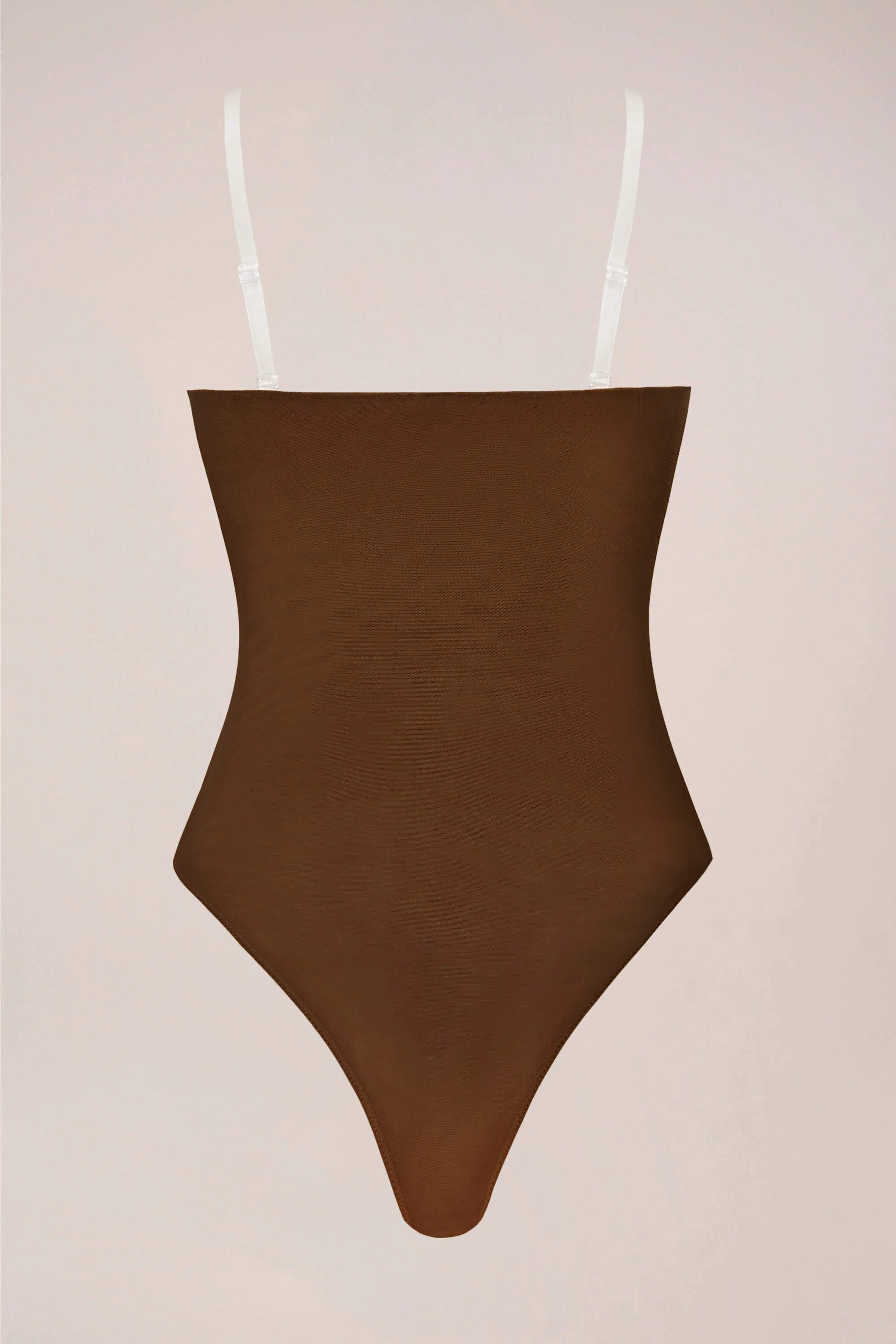 Strapless Bodysuit in Chestnut - Image 2