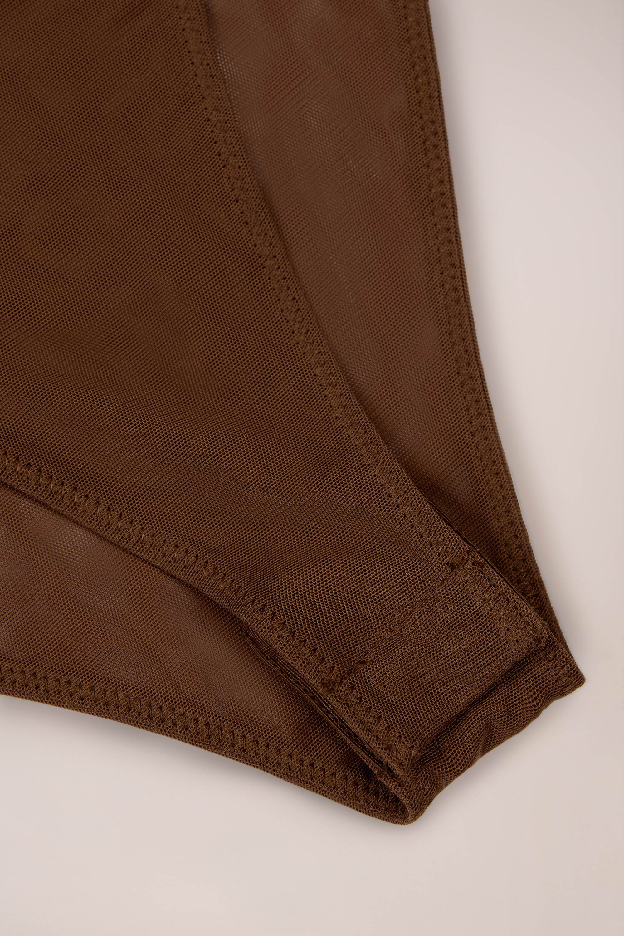 Strapless Bodysuit in Chestnut - Image 3