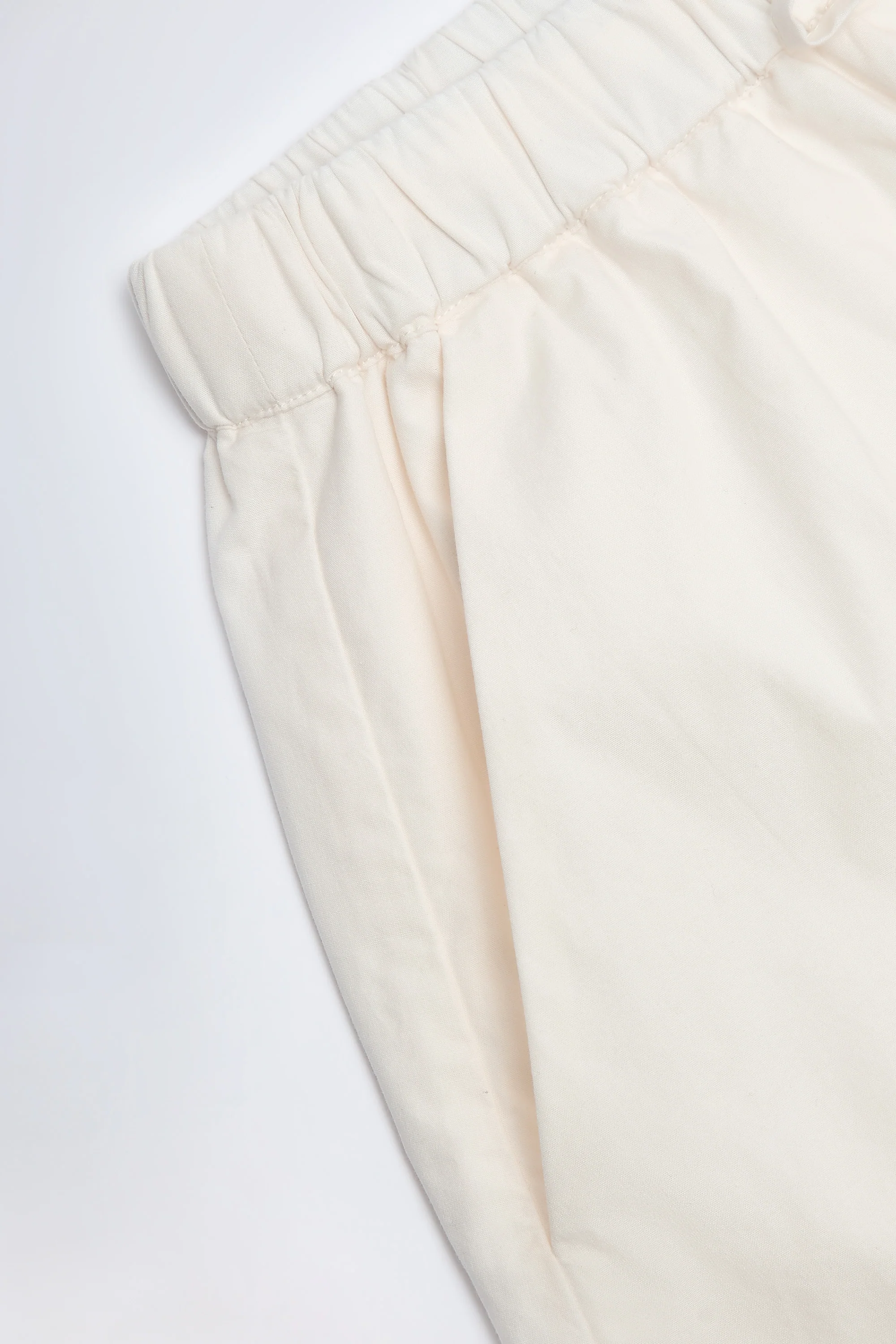 Mid-Rise Cotton-Poplin Shorts in White - Image 5