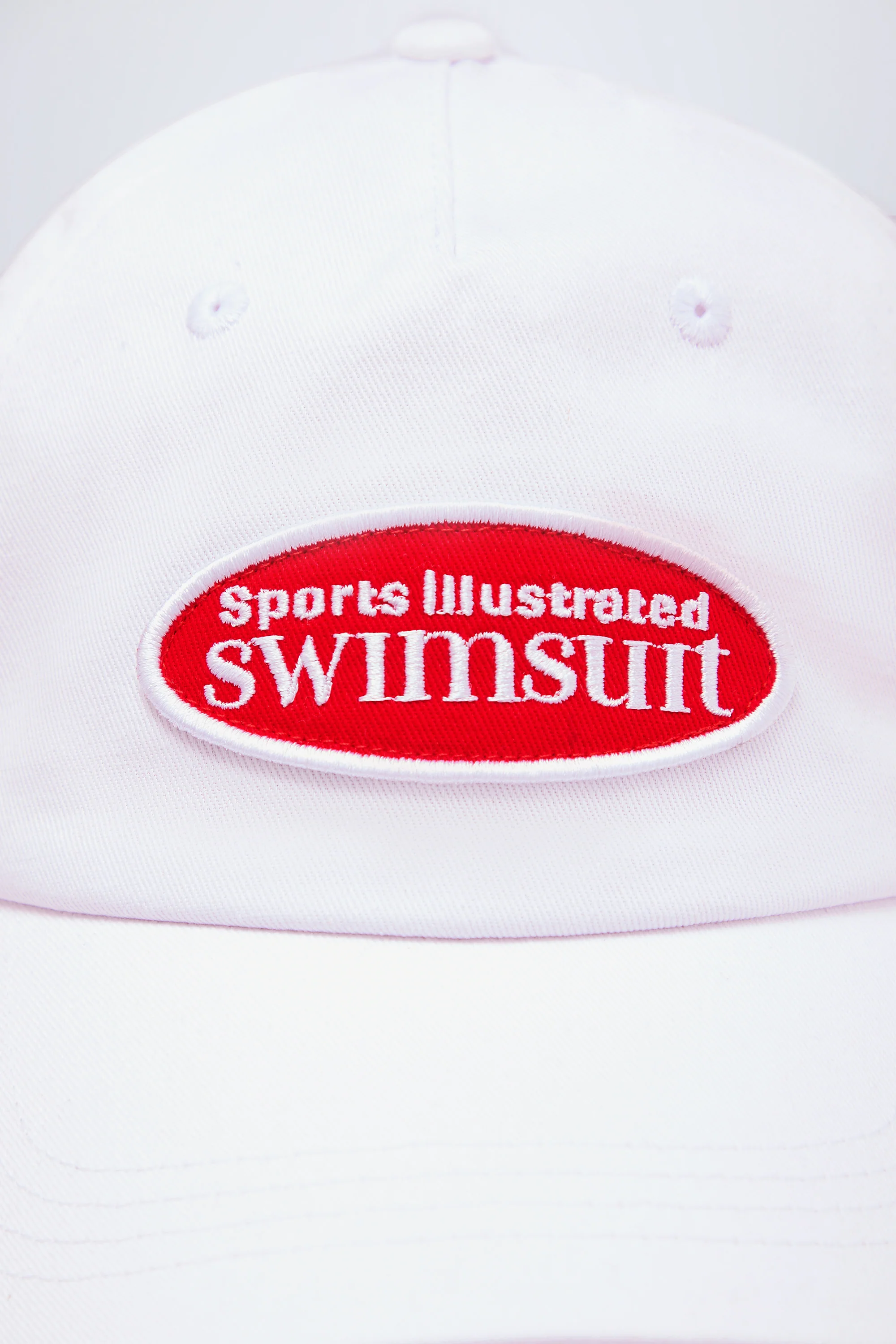 Logo Baseball Cap in White - Image 6