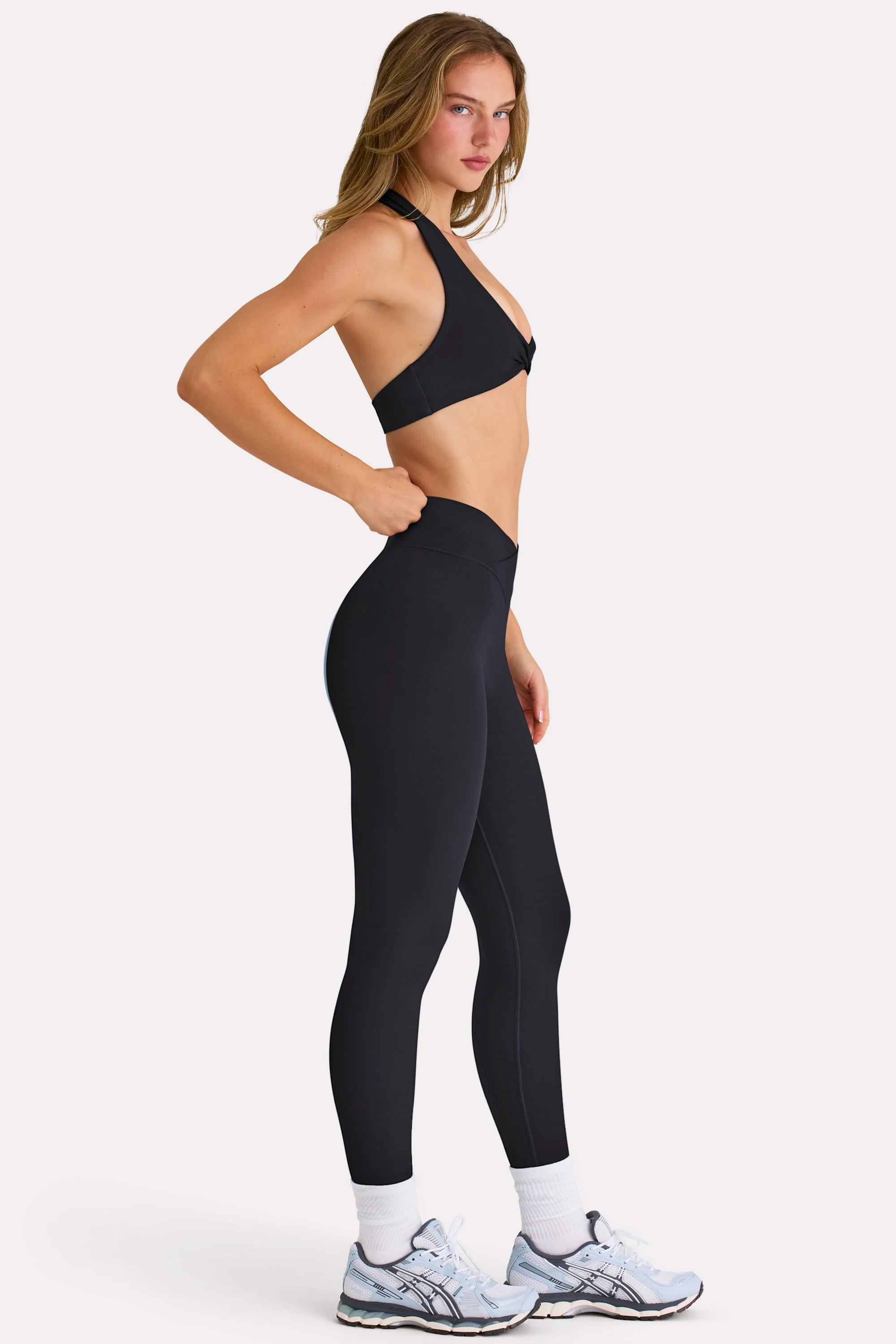 Soft Active Full-Length Leggings in Black - Image 4
