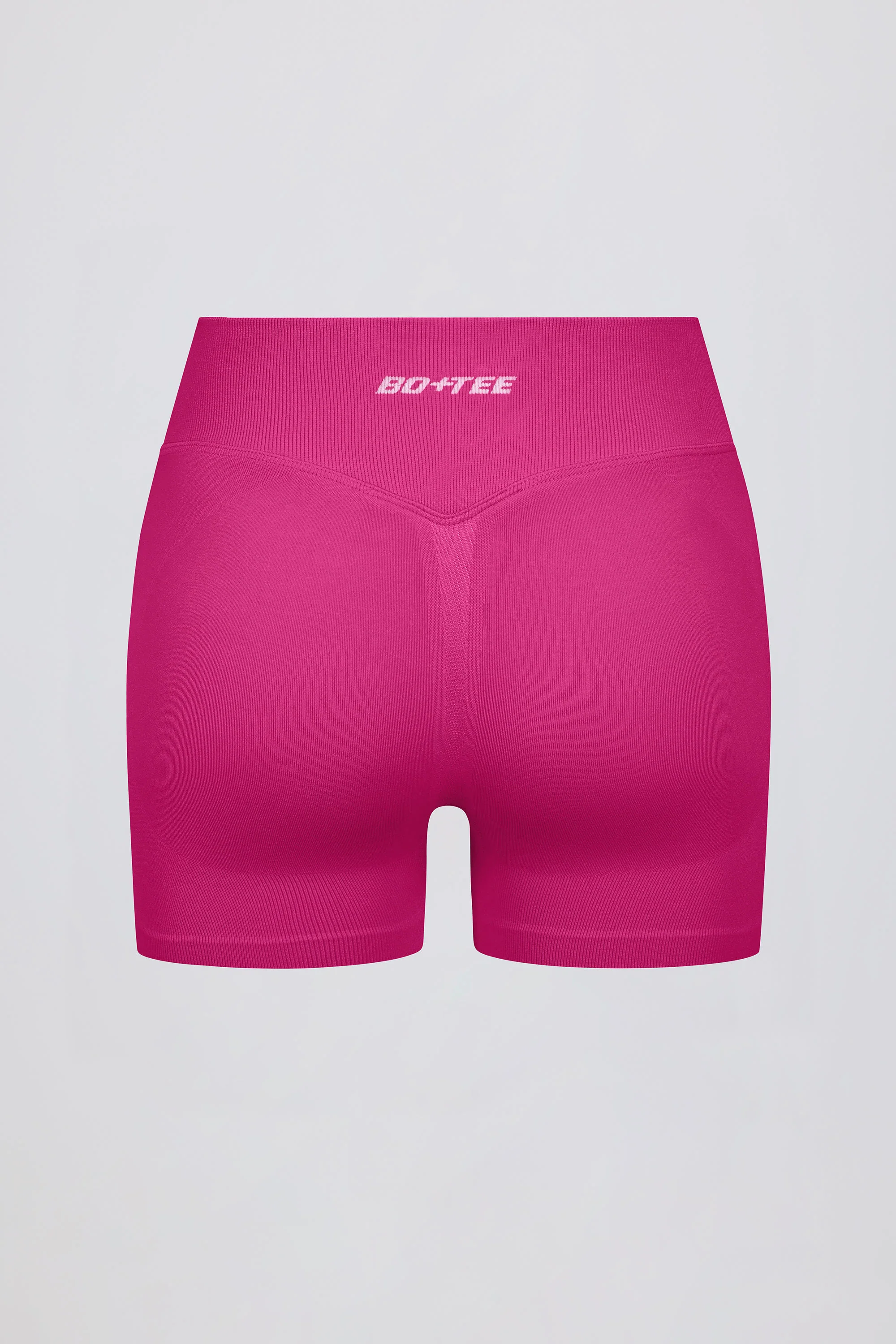 Define Luxe Mini Shorts in Berry - Image 8