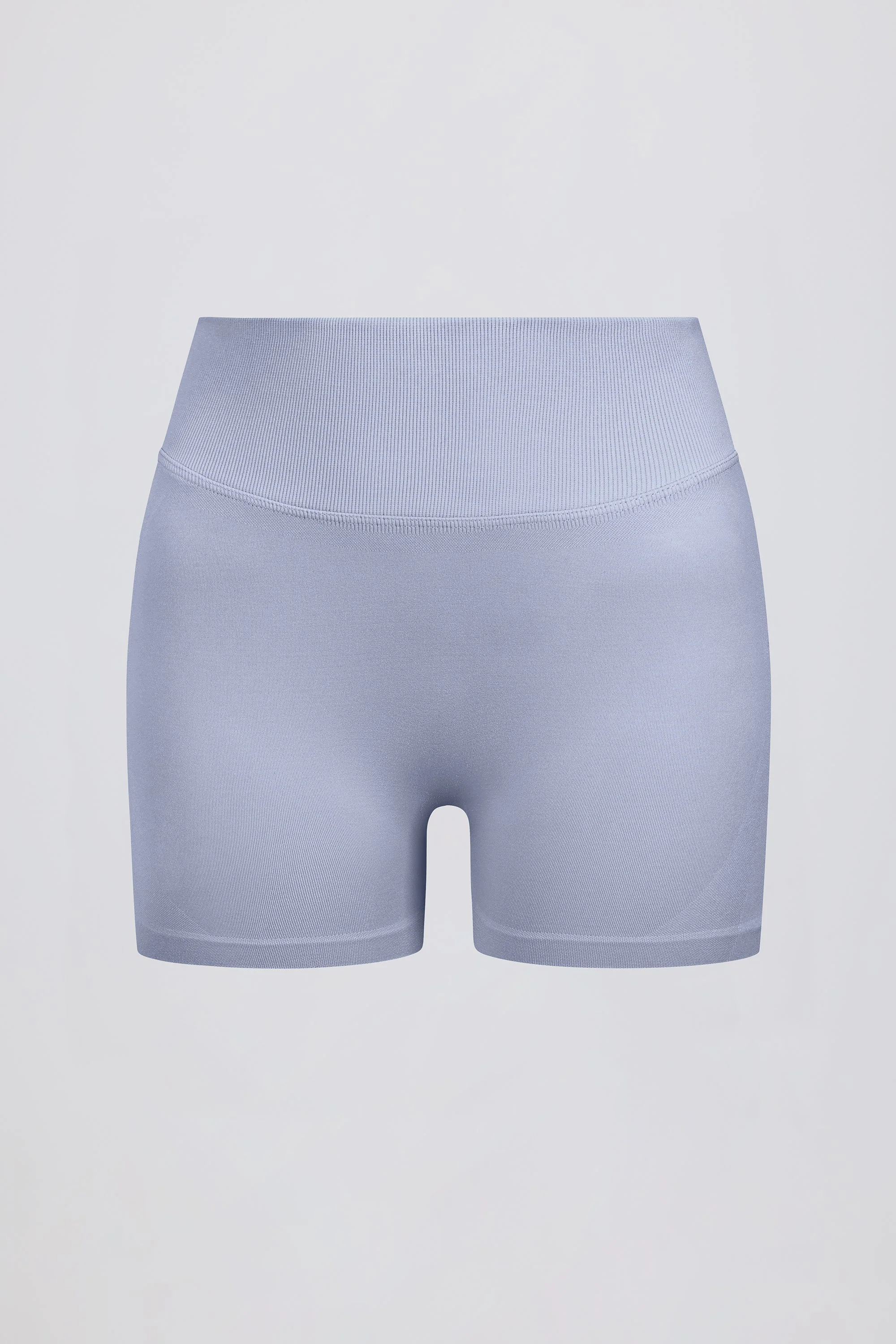 Define Luxe Mini Shorts in Blue Grey - Image 7