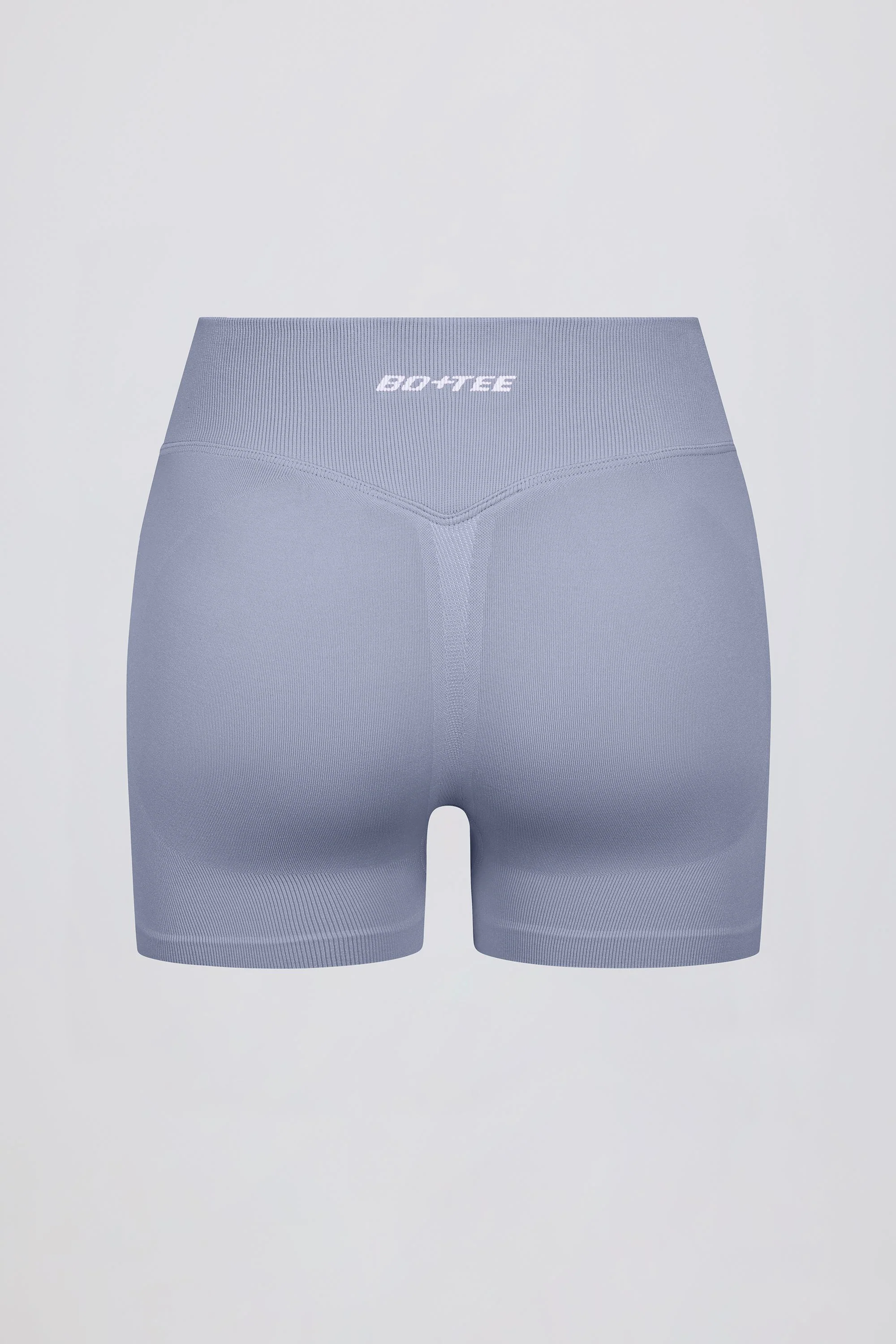 Define Luxe Mini Shorts in Blue Grey - Image 8