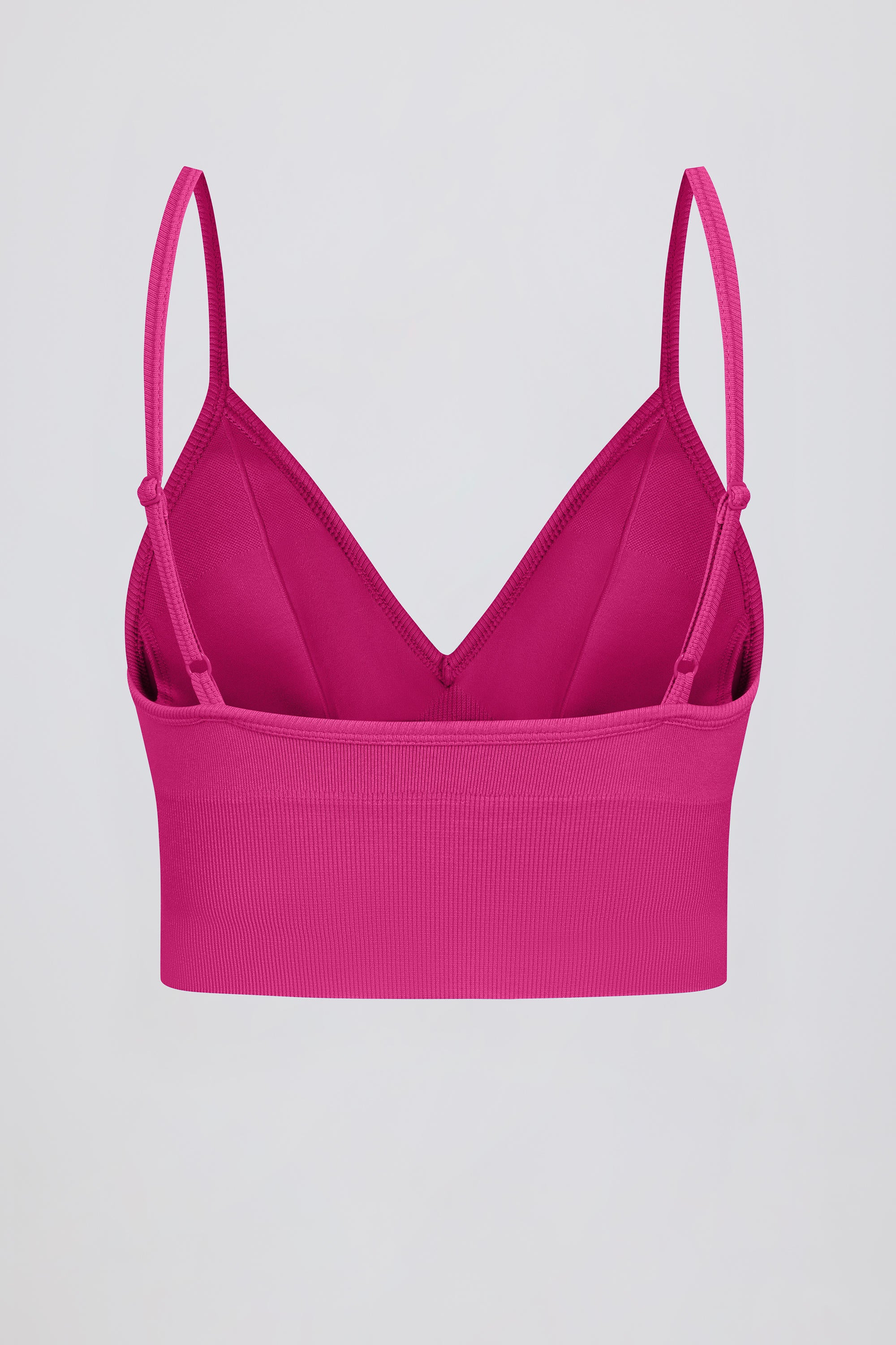 Define Luxe V-Neck Sports Bra in Berry - Image 8
