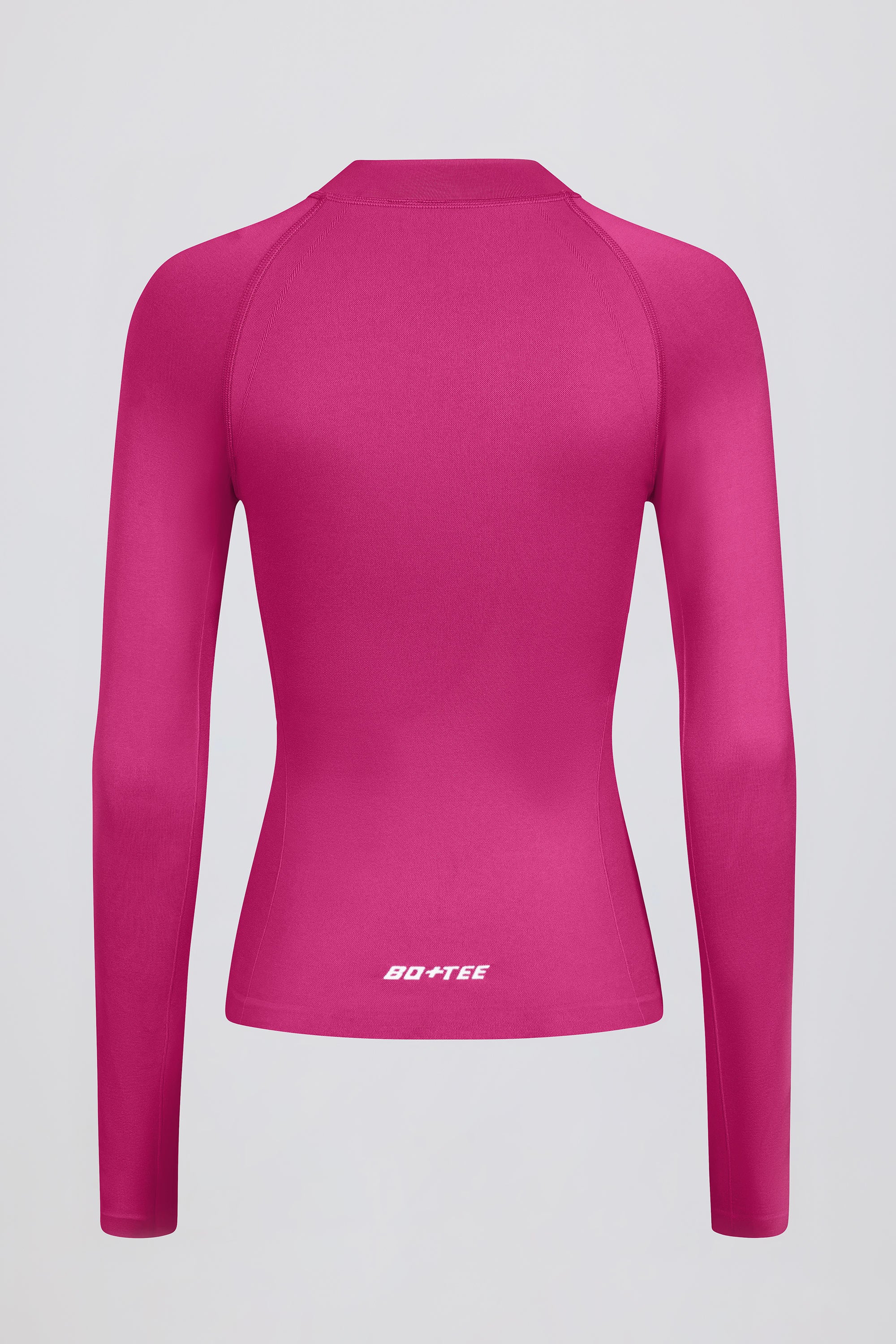 Define Luxe Zip-Up Jacket in Berry - Image 8