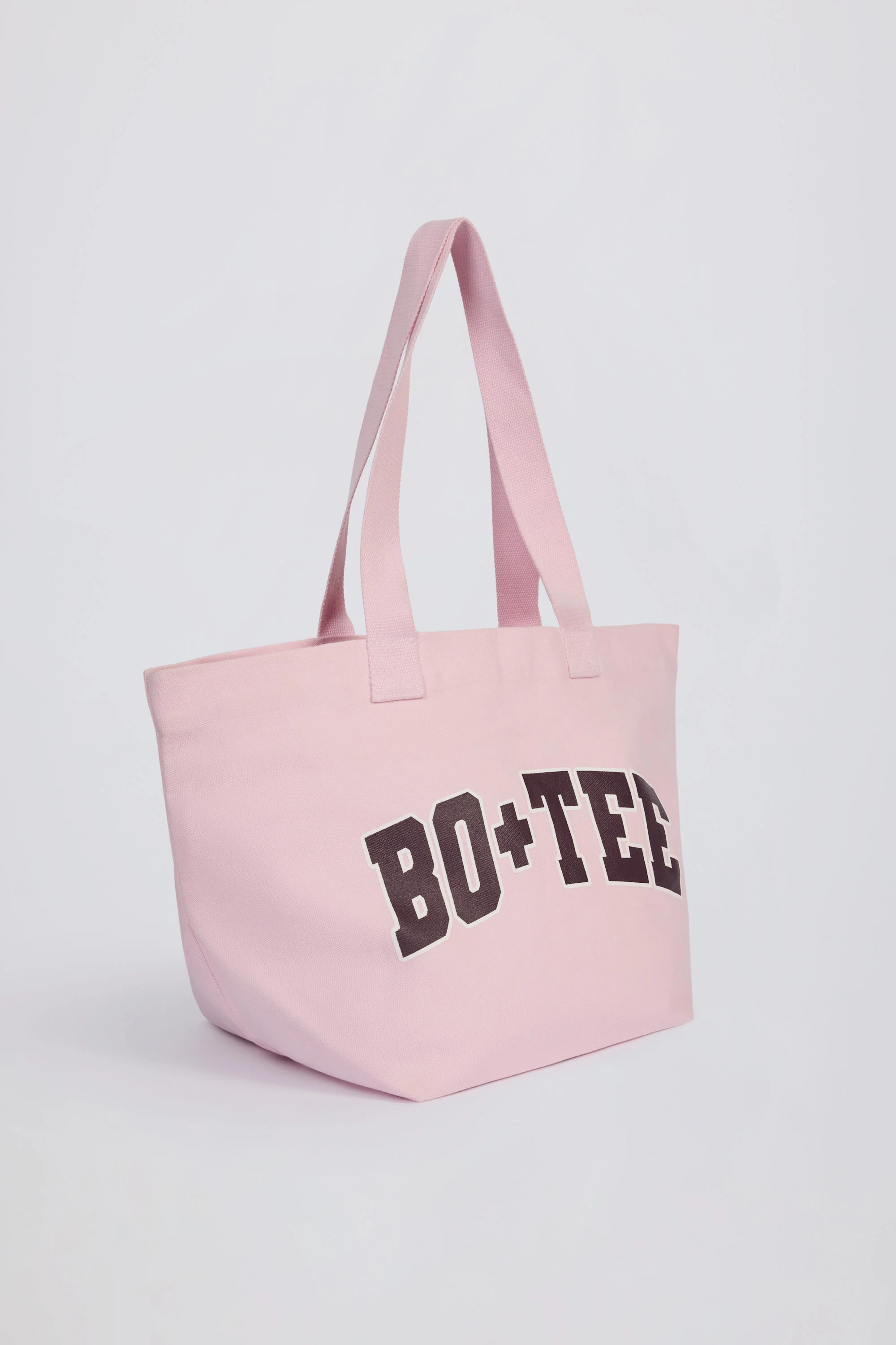 Oversized Tote Bag in Powder Pink - Image 3