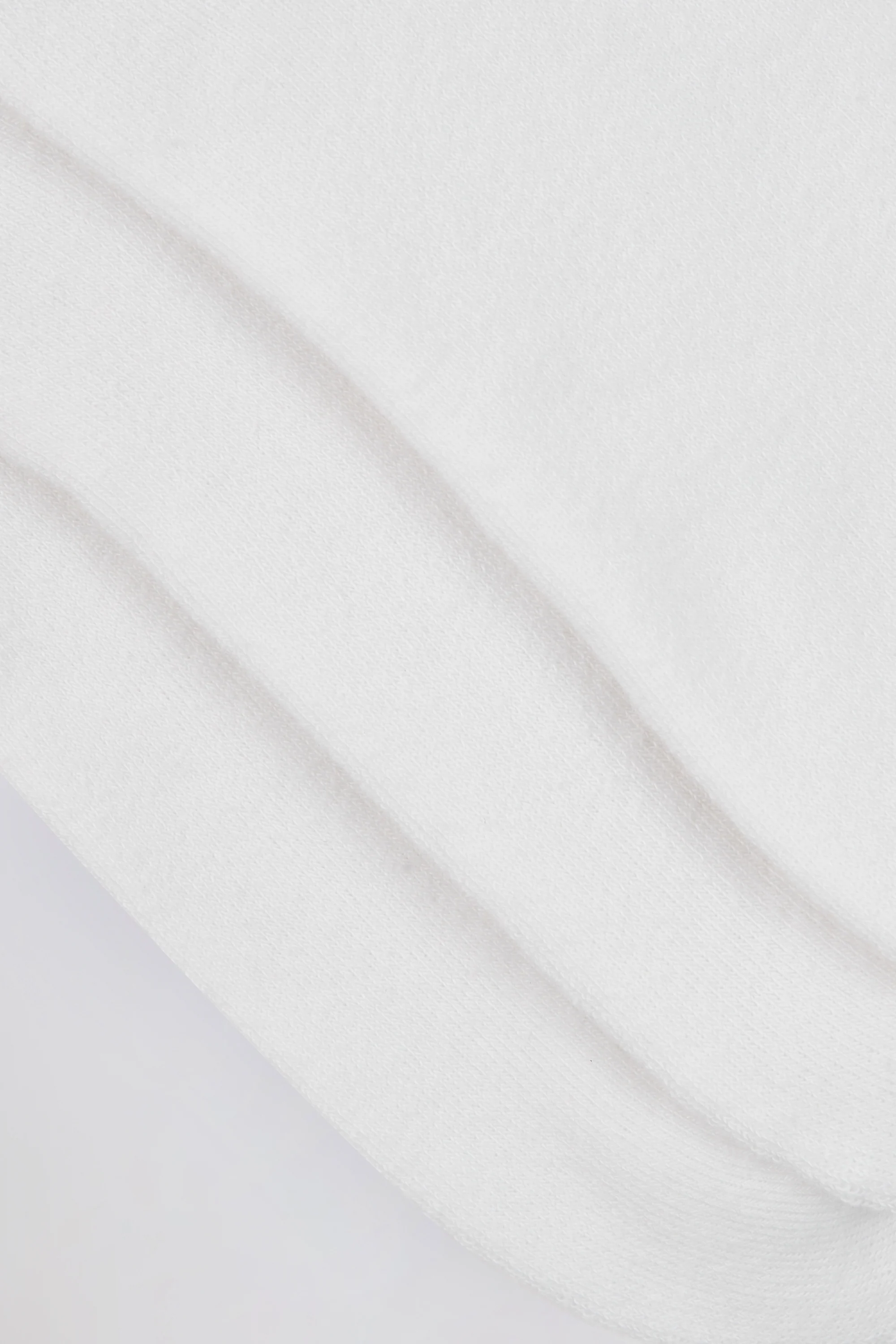 Ribbed Crew Sock Bundle in White - Image 4