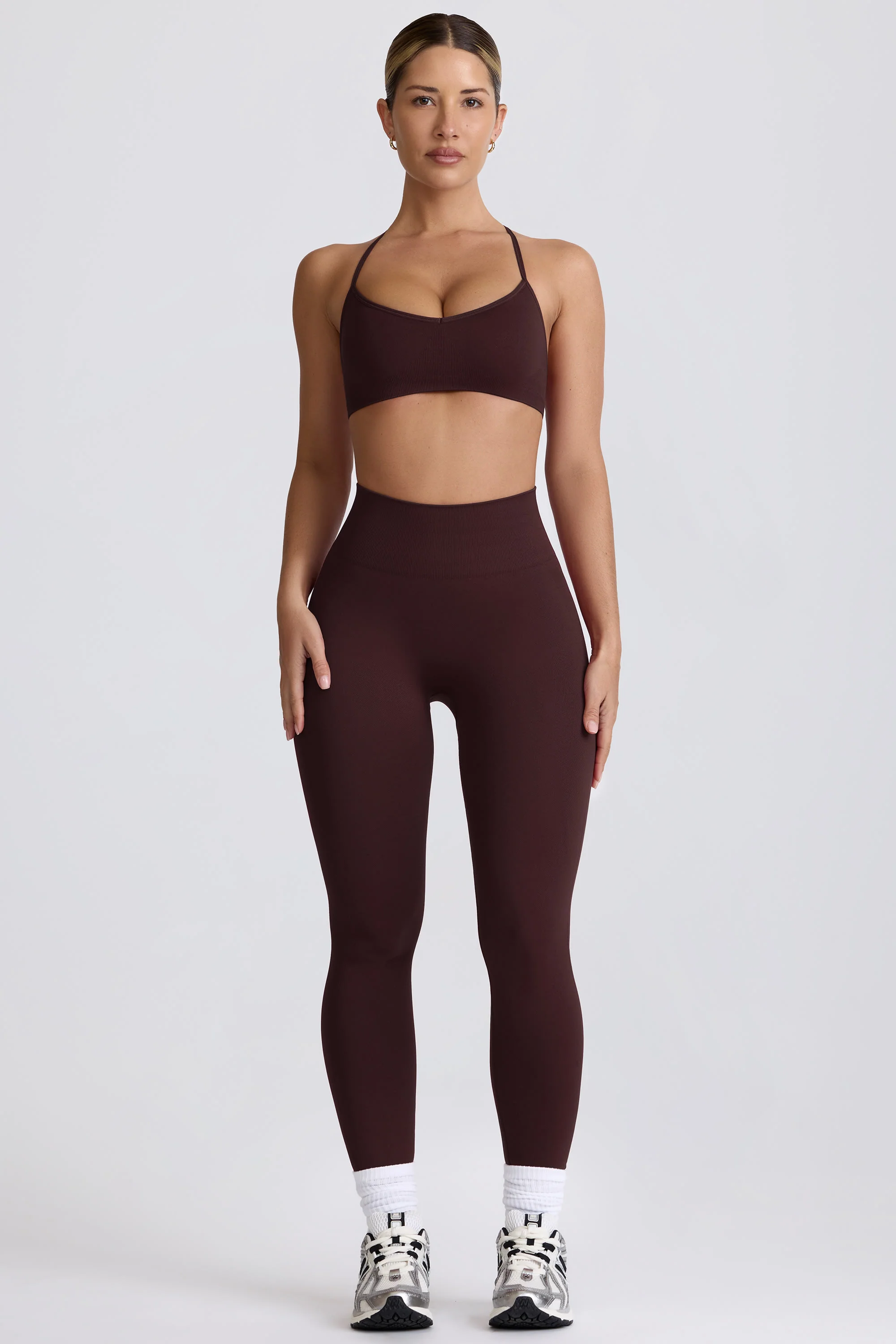 Super Sculpt Seamless Leggings in Chocolate - Image 6