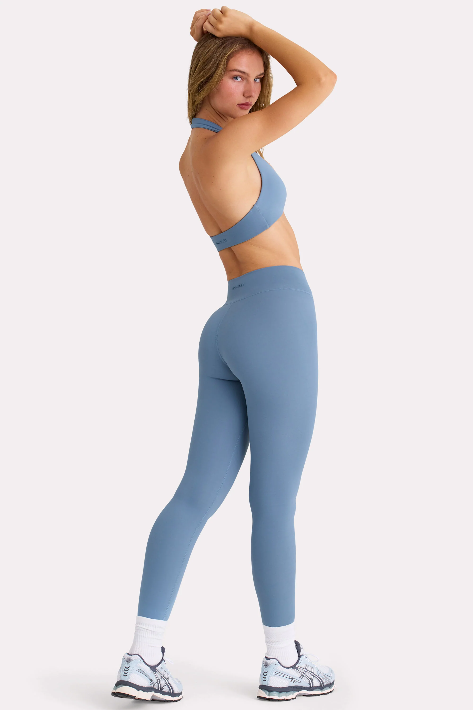 Soft Active Leggings in Marine - Image 2