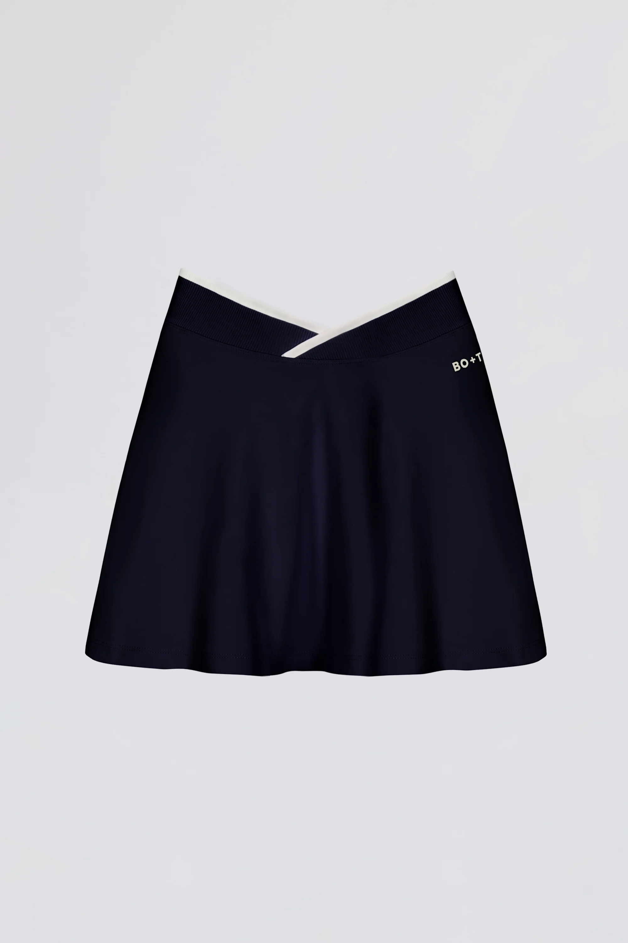 Soft Active Crossover Mini Skort in Midnight - Image 4