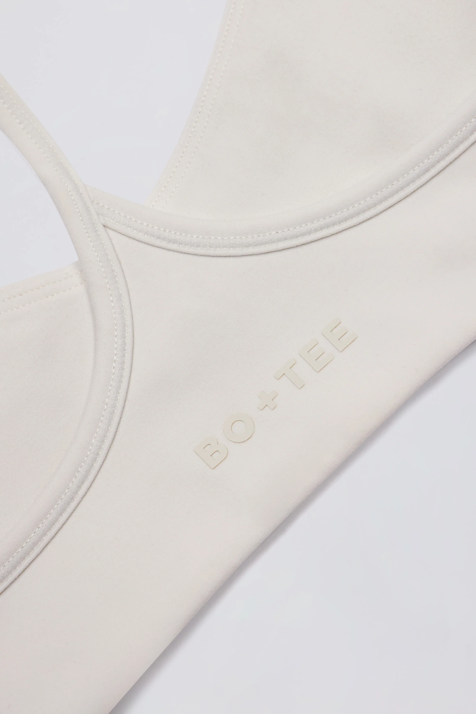 Soft Active Racerback Sports Bra in Oat - Image 6