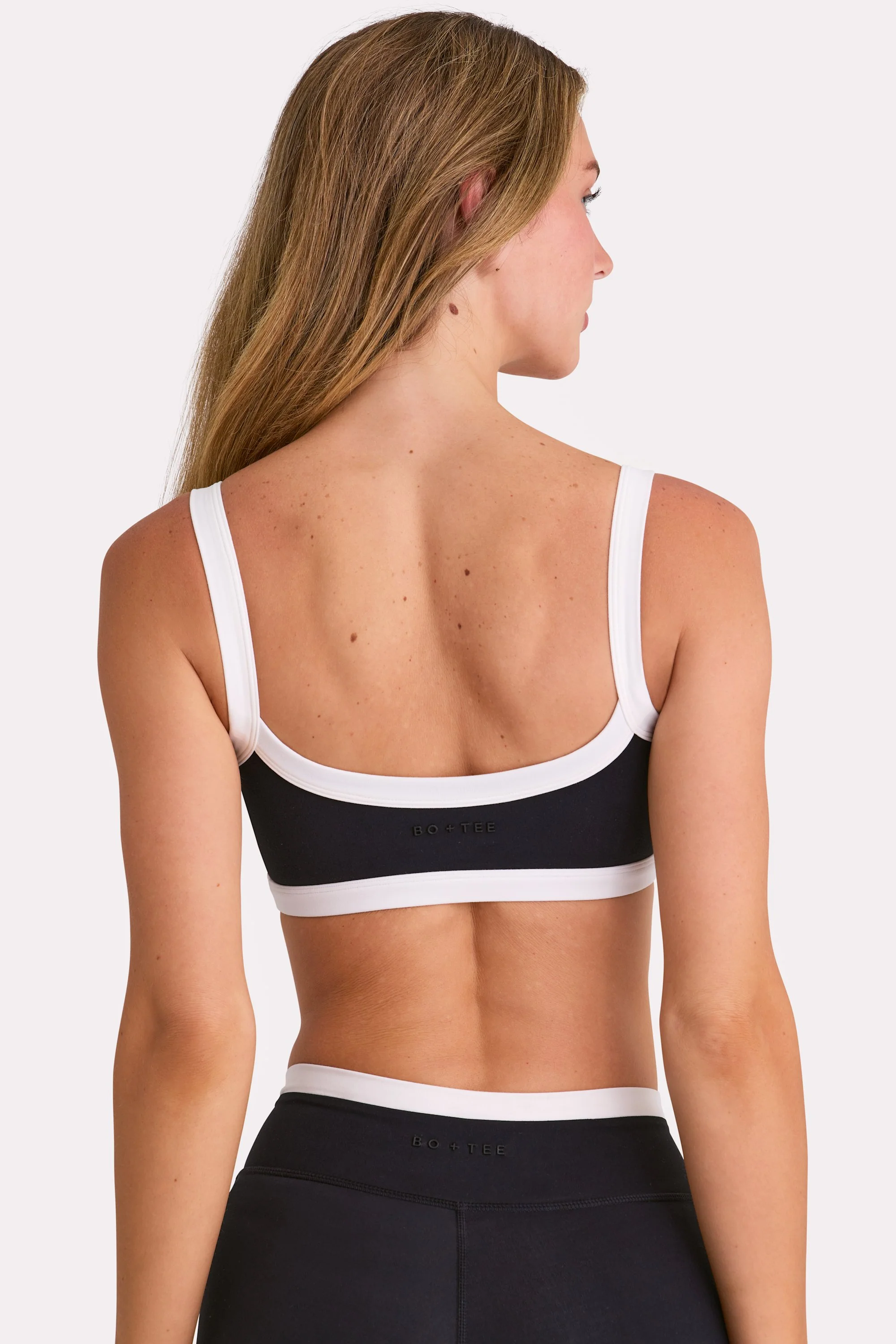 Soft Active Sports Bra in Black - Image 2