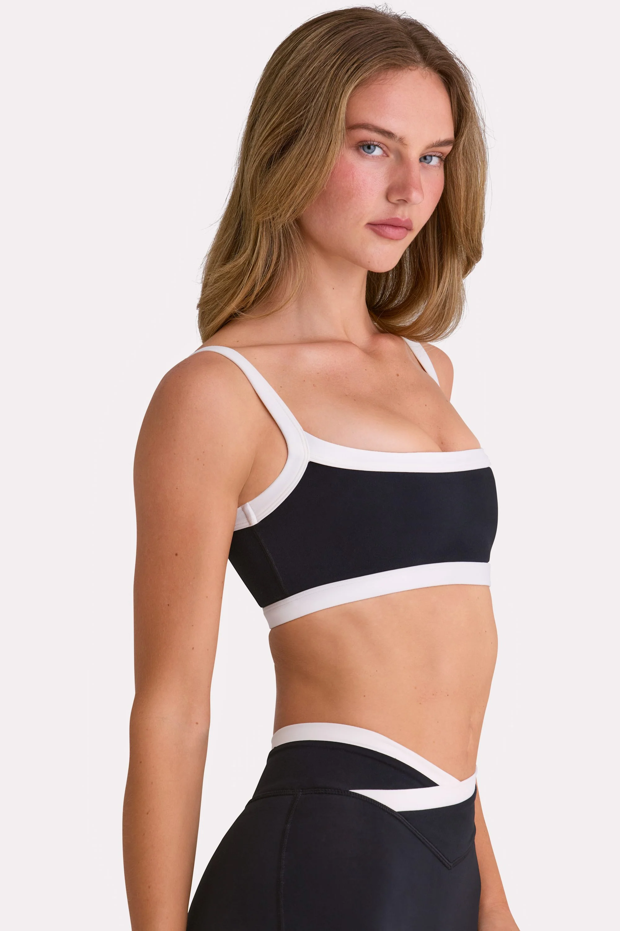 Soft Active Sports Bra in Black - Image 3
