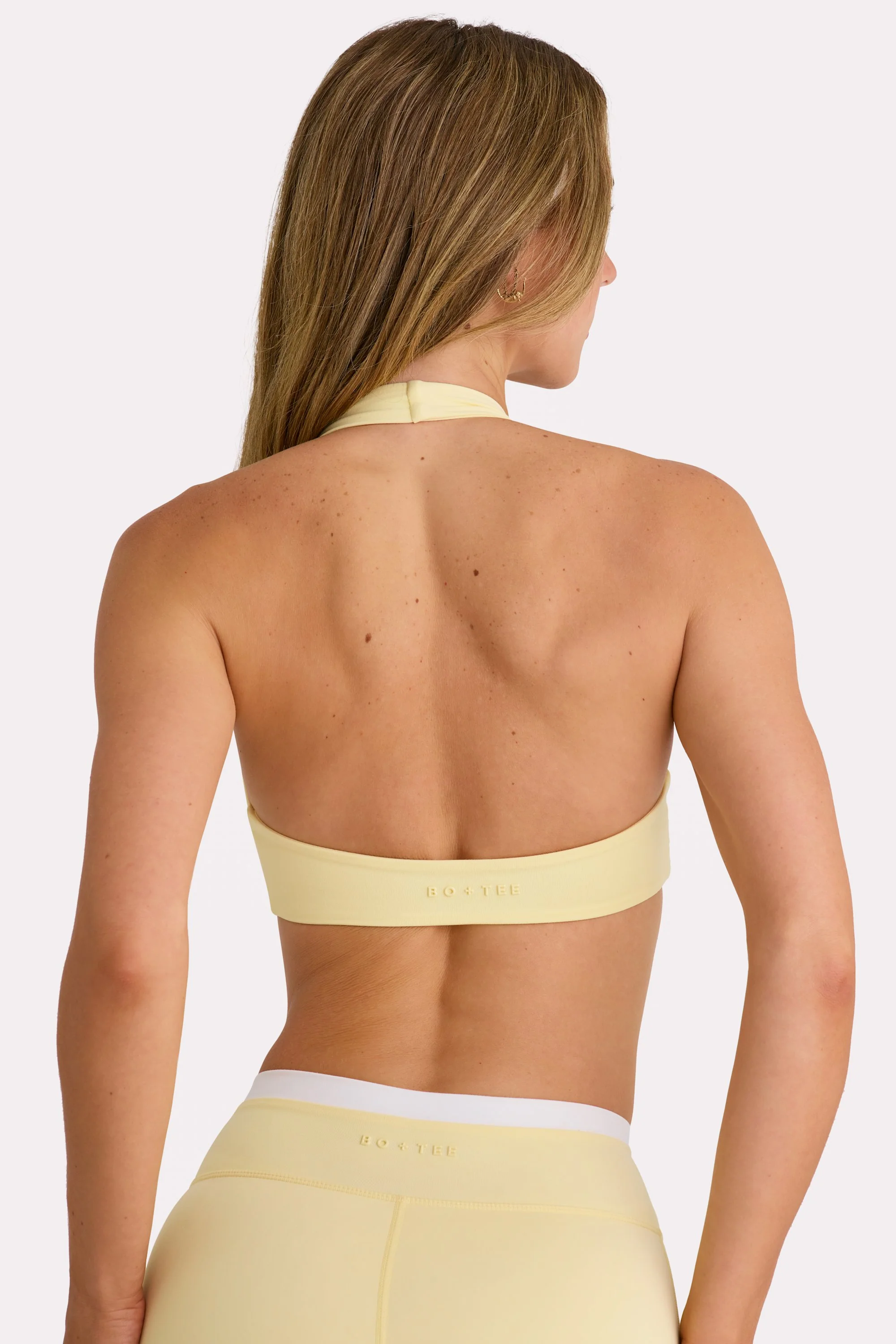 Soft Active Sports Bra in Lemon - Image 2