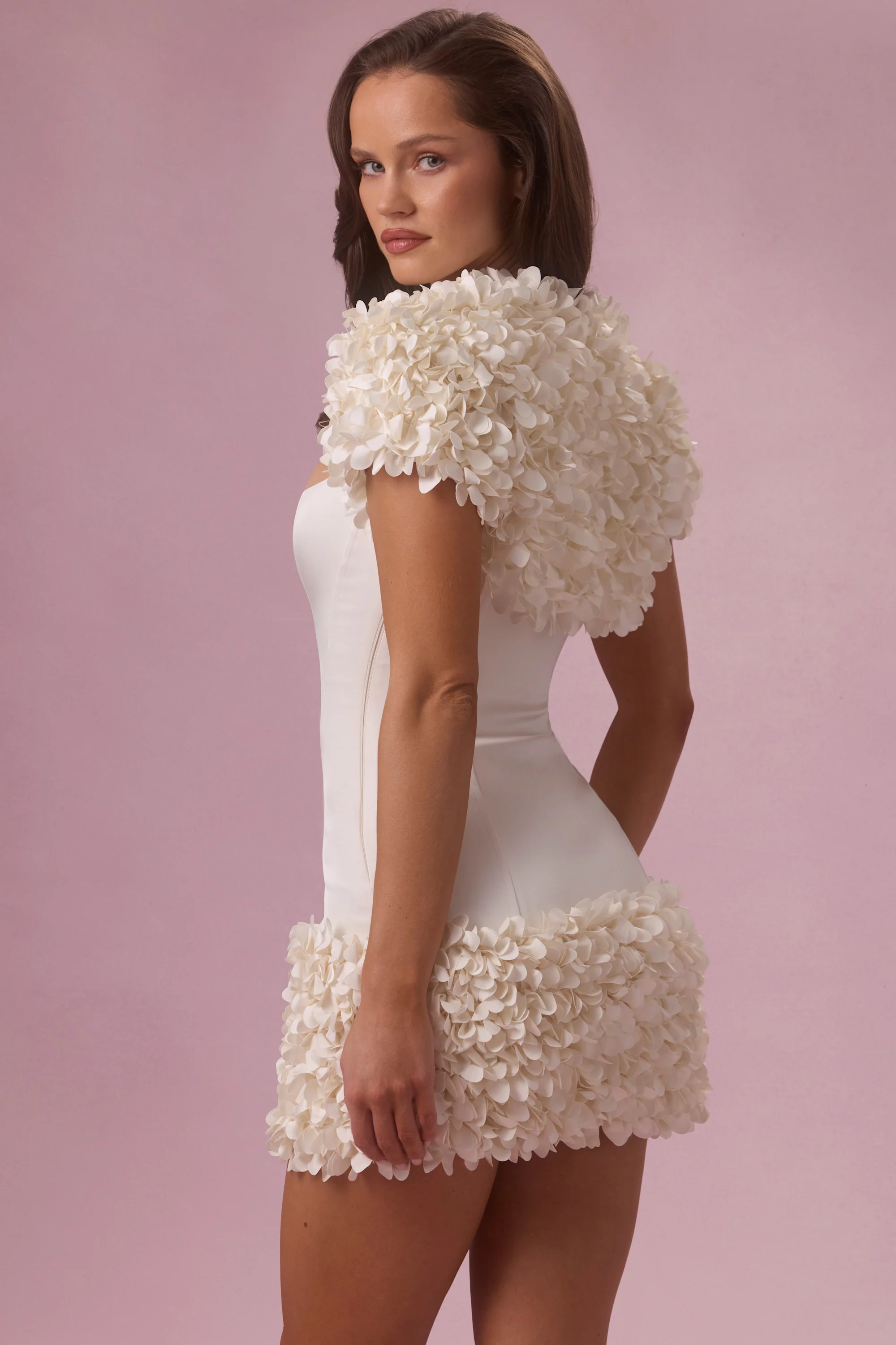 Cropped Bolero  in Pearl - Image 5