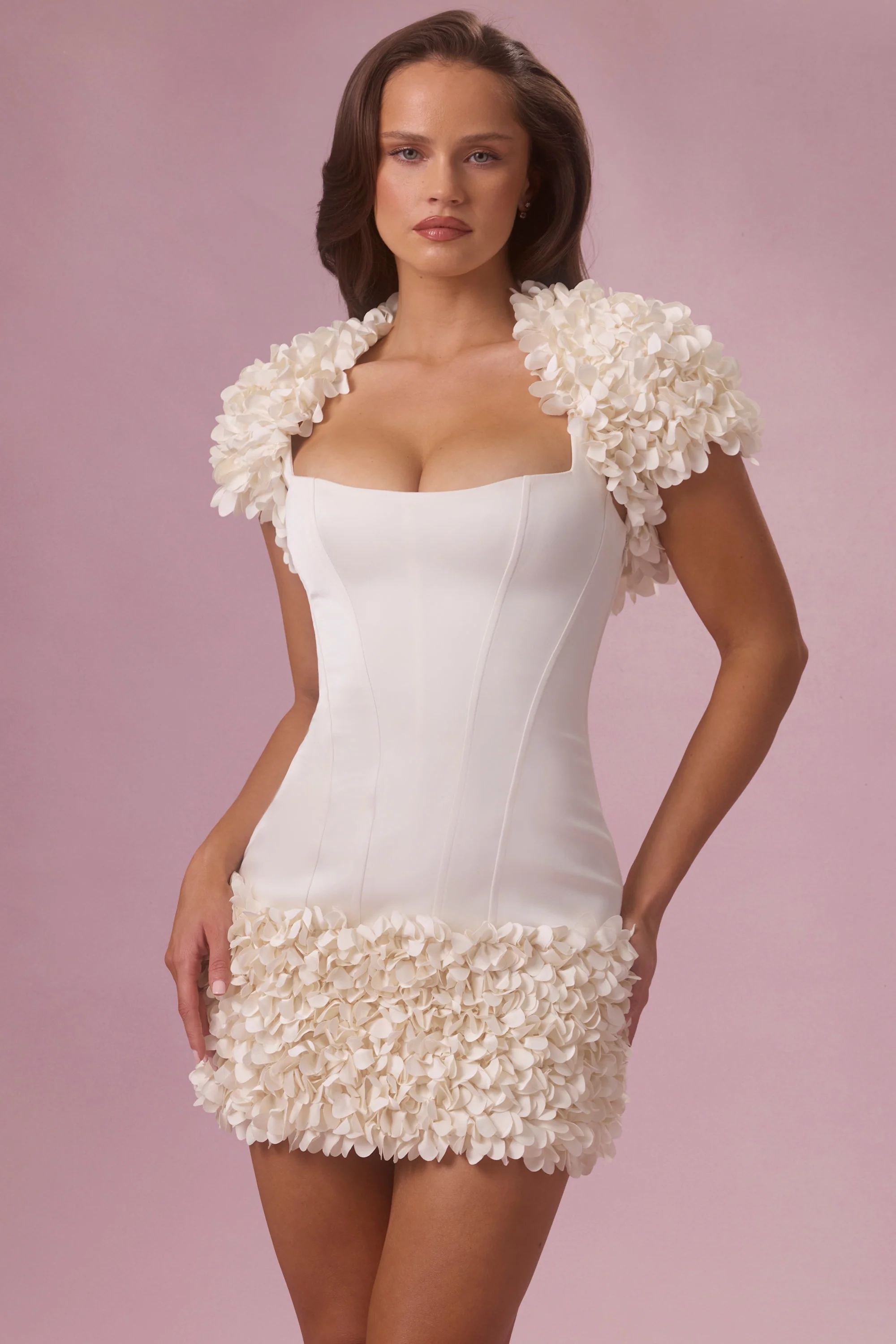 Cropped Bolero  in Pearl - Image 6