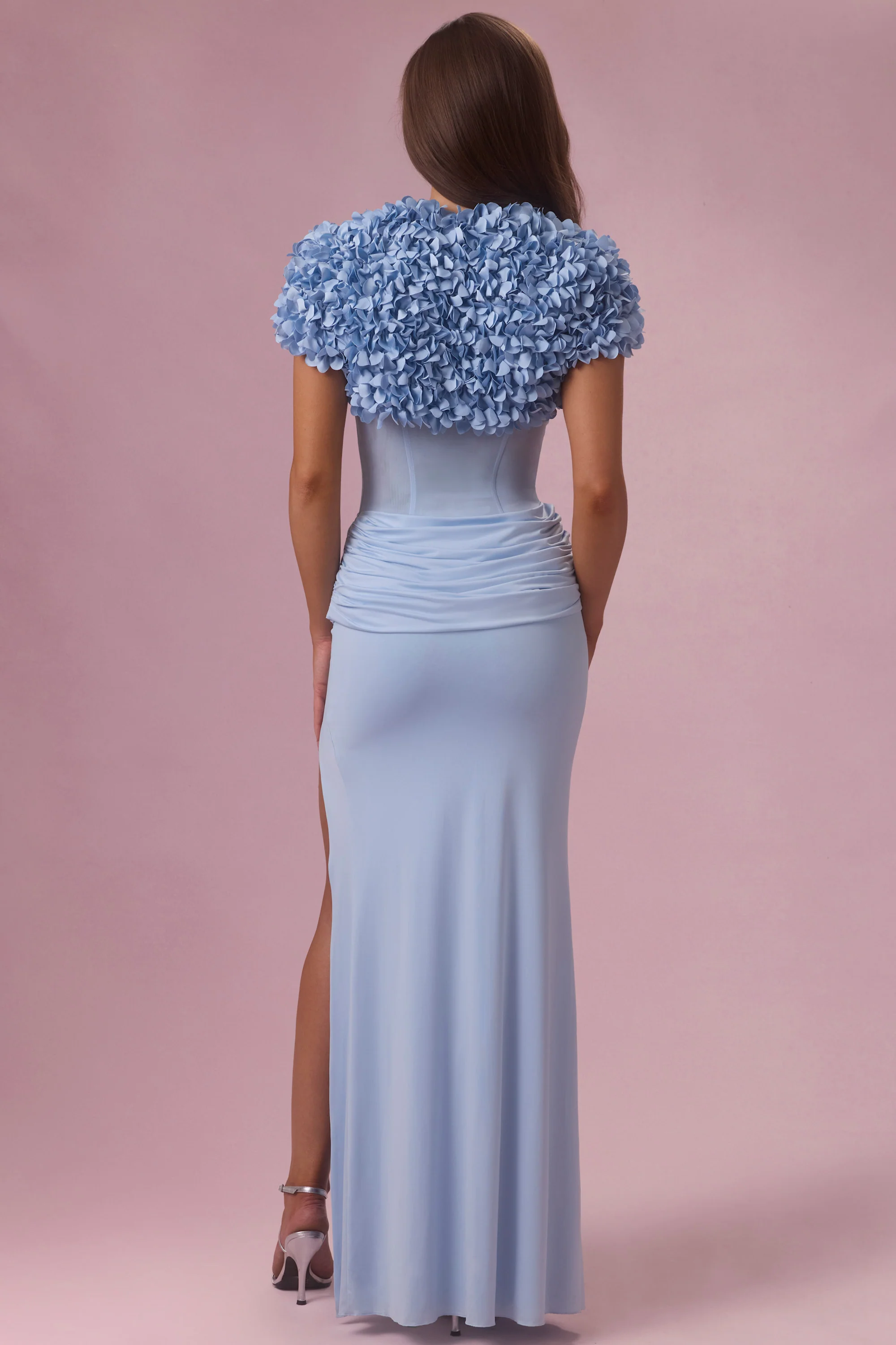 Cropped Bolero  in Sky Blue - Image 2