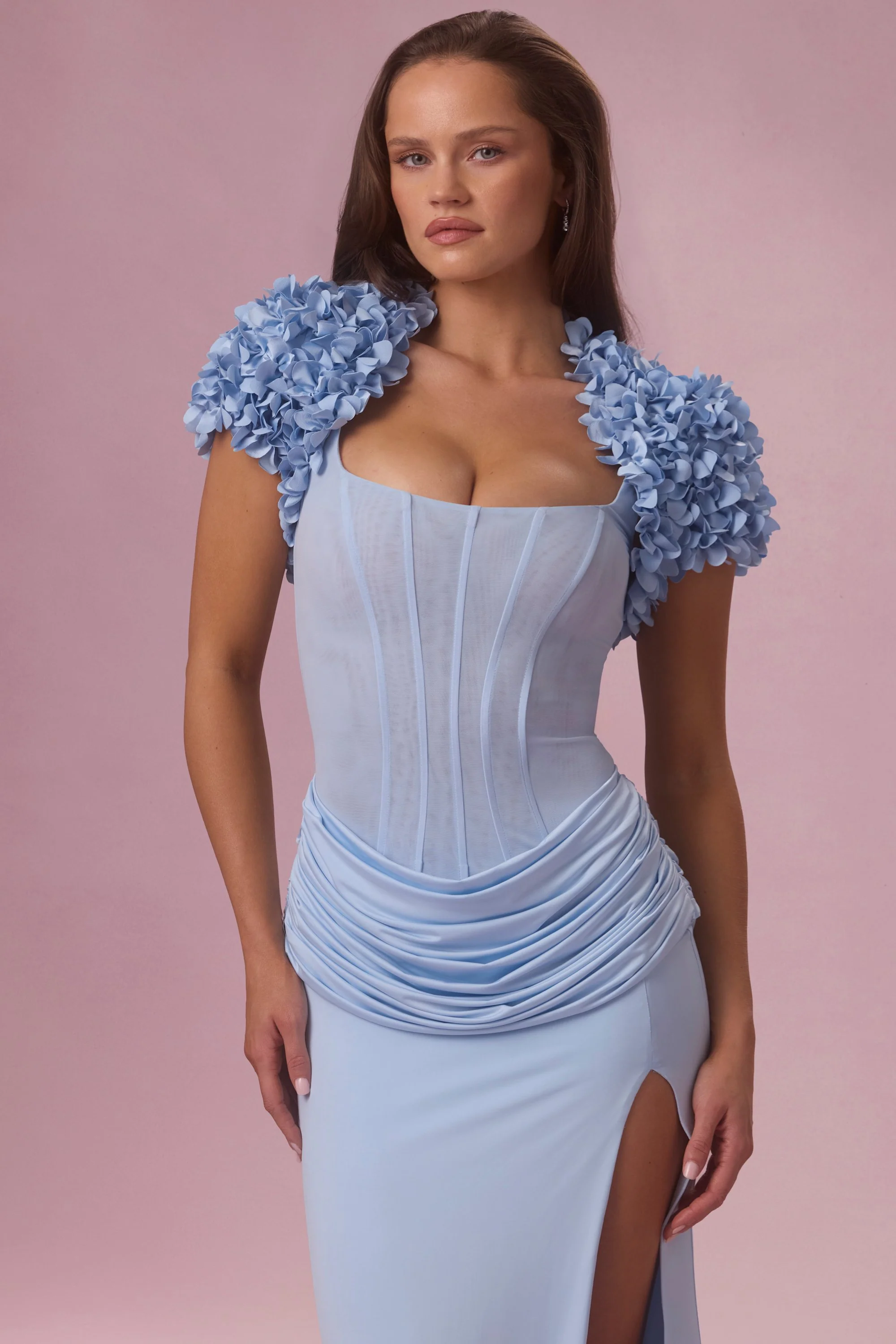 Cropped Bolero  in Sky Blue - Image 4