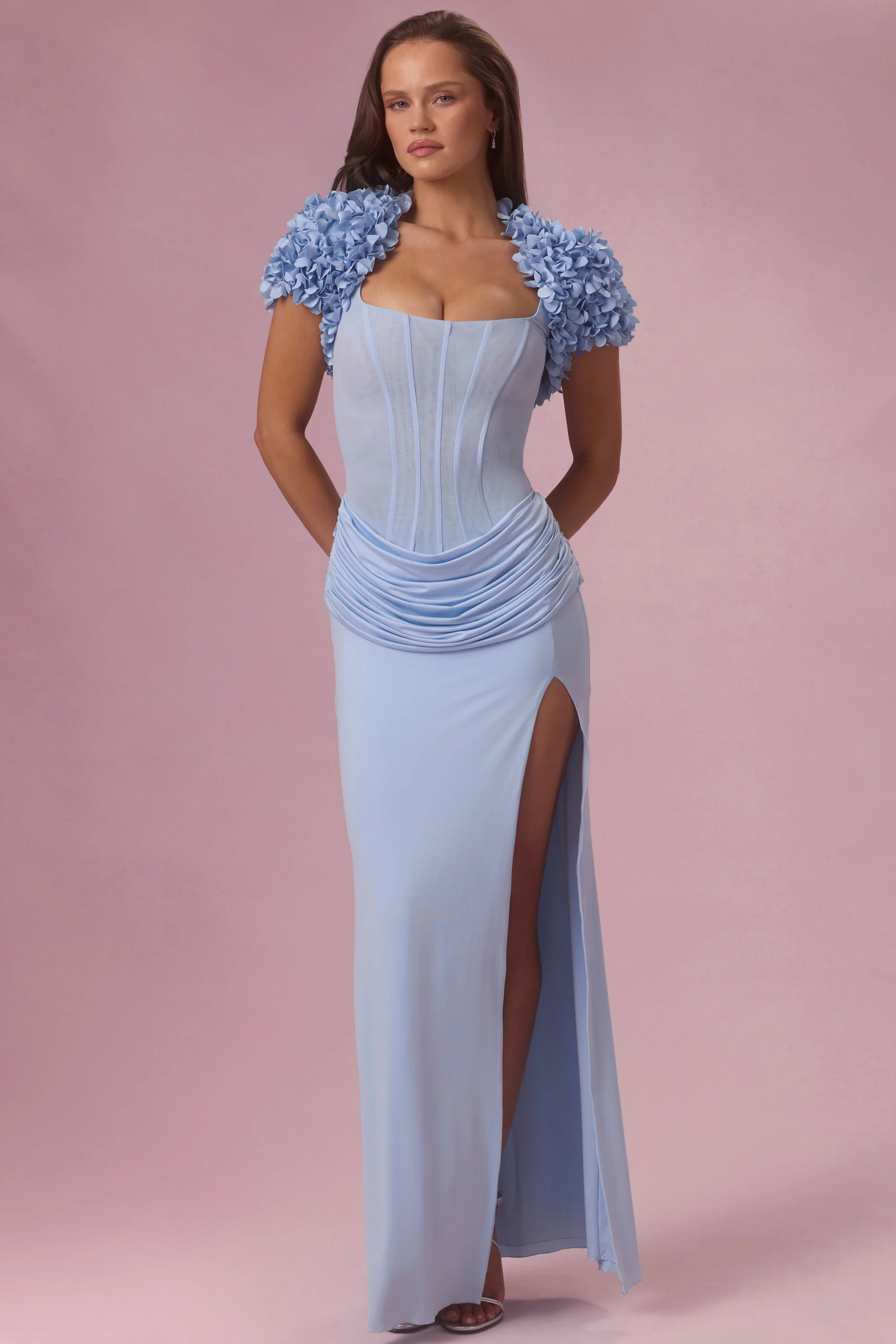 Cropped Bolero  in Sky Blue - Image 5