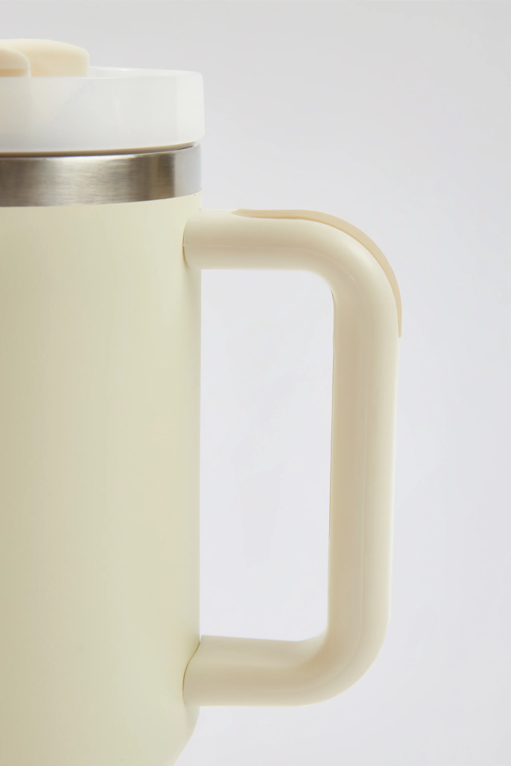Stainless Steel Water Bottle in Cream - Image 3