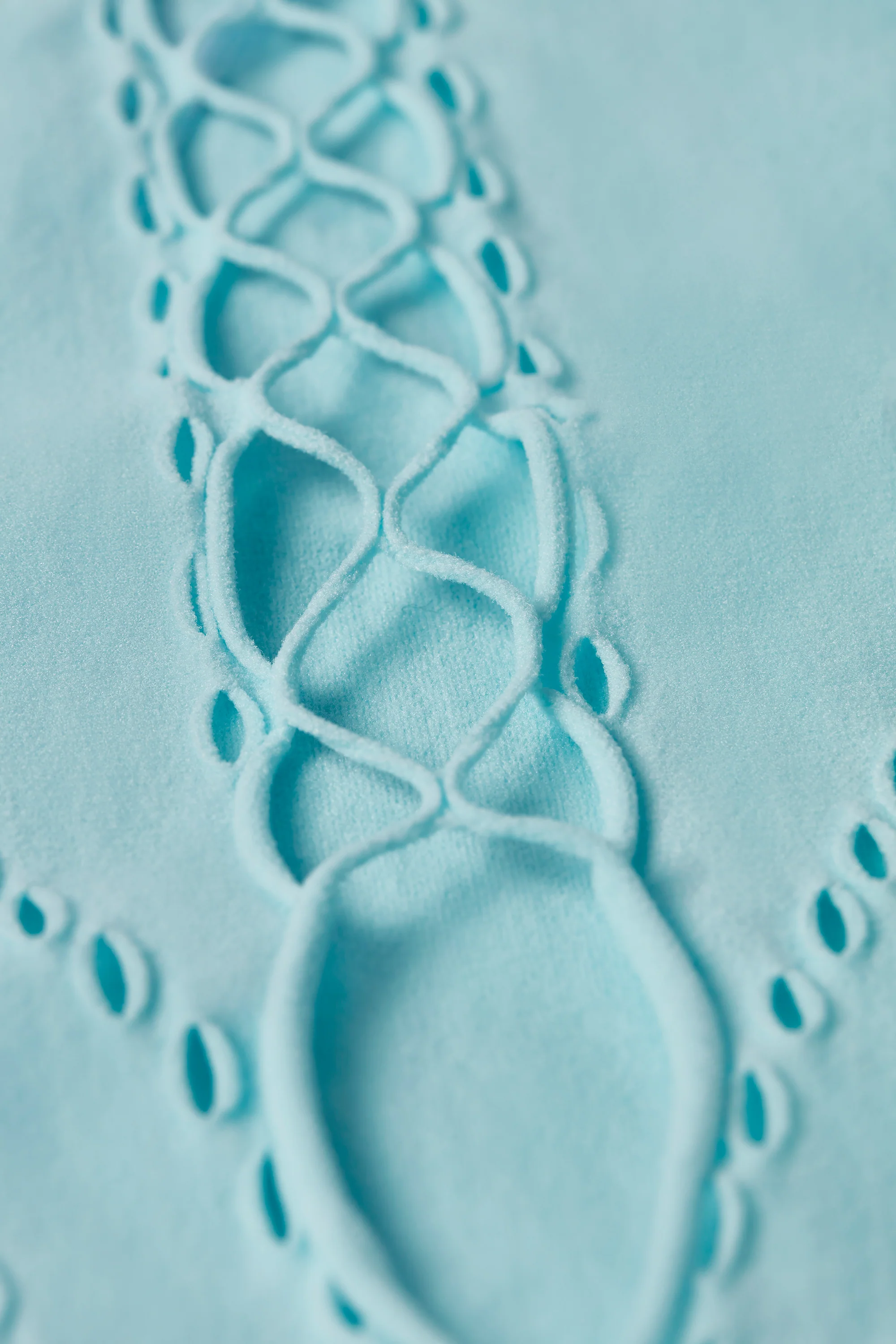 Lace-Up Halterneck Bodysuit in Ice Blue - Image 12