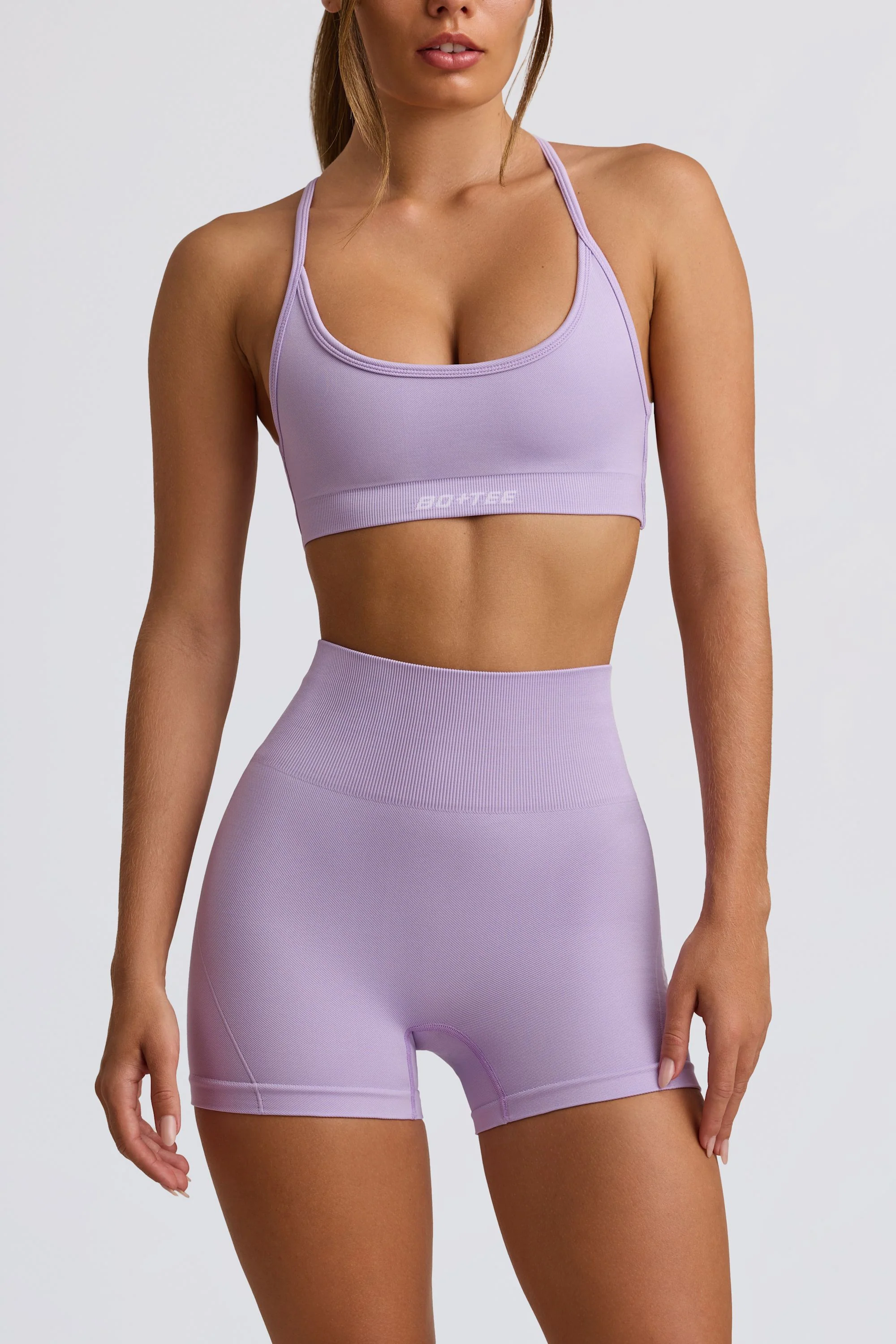 Super Sculpt Seamless Backless Sports Bra in Lavender - Image 6