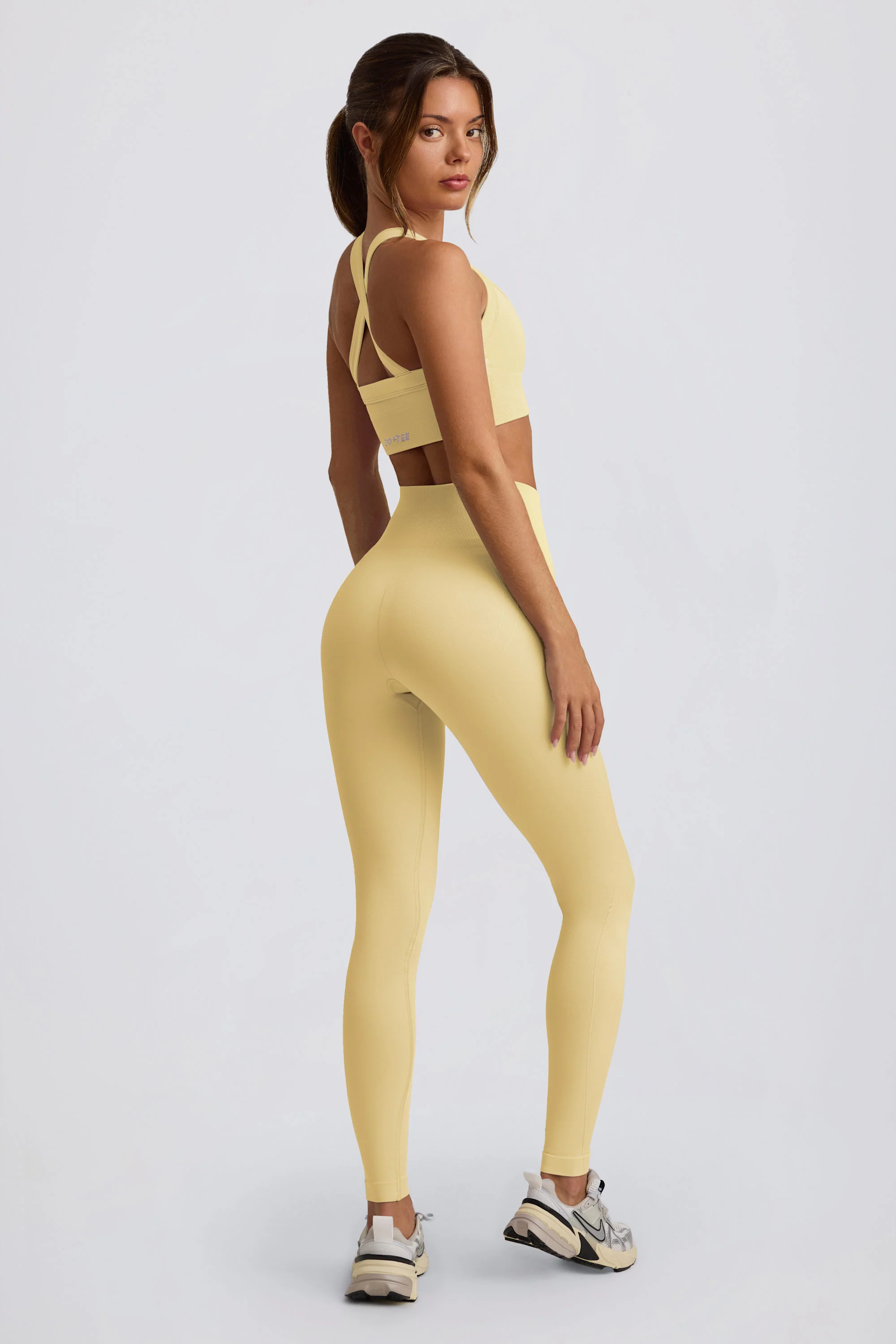 Super Sculpt Seamless High-Waist Leggings in Butter - Image 2