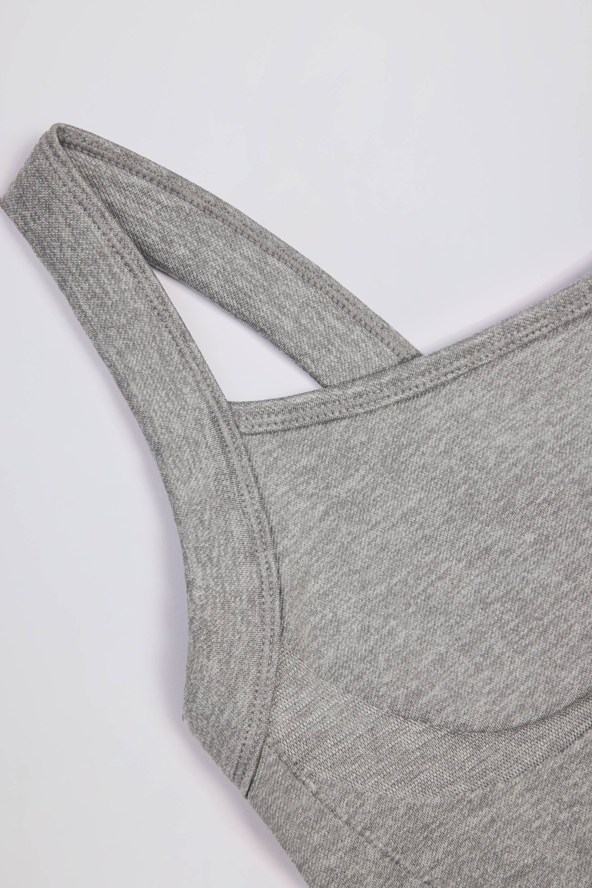Super Sculpt Seamless Longline Camisole Top in Grey Marl - Image 5