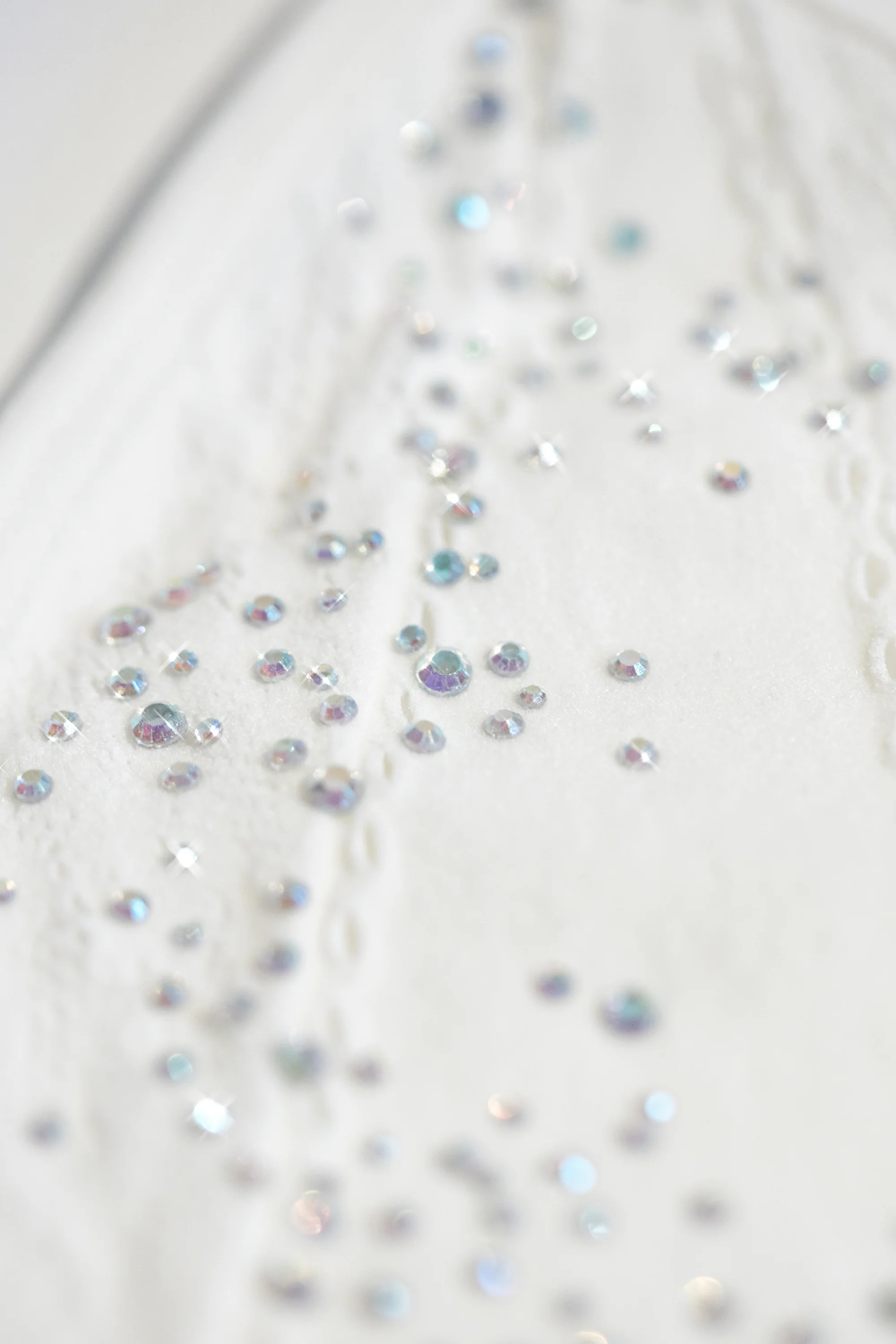 Embellished Halterneck Mini Dress in Ivory - Image 11
