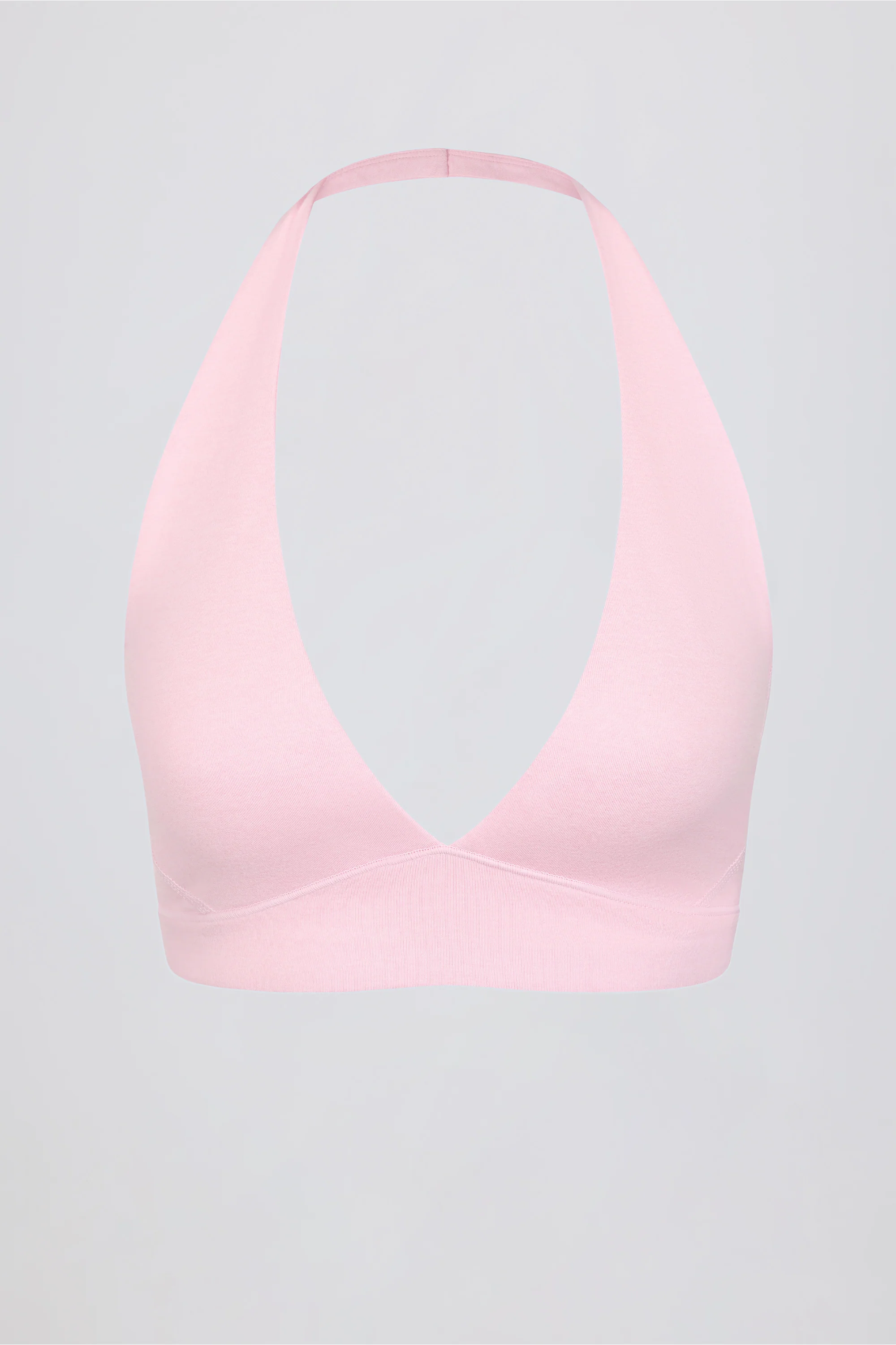 Brushed Jersey V-Neck Sports Bra in Bloom - Image 5