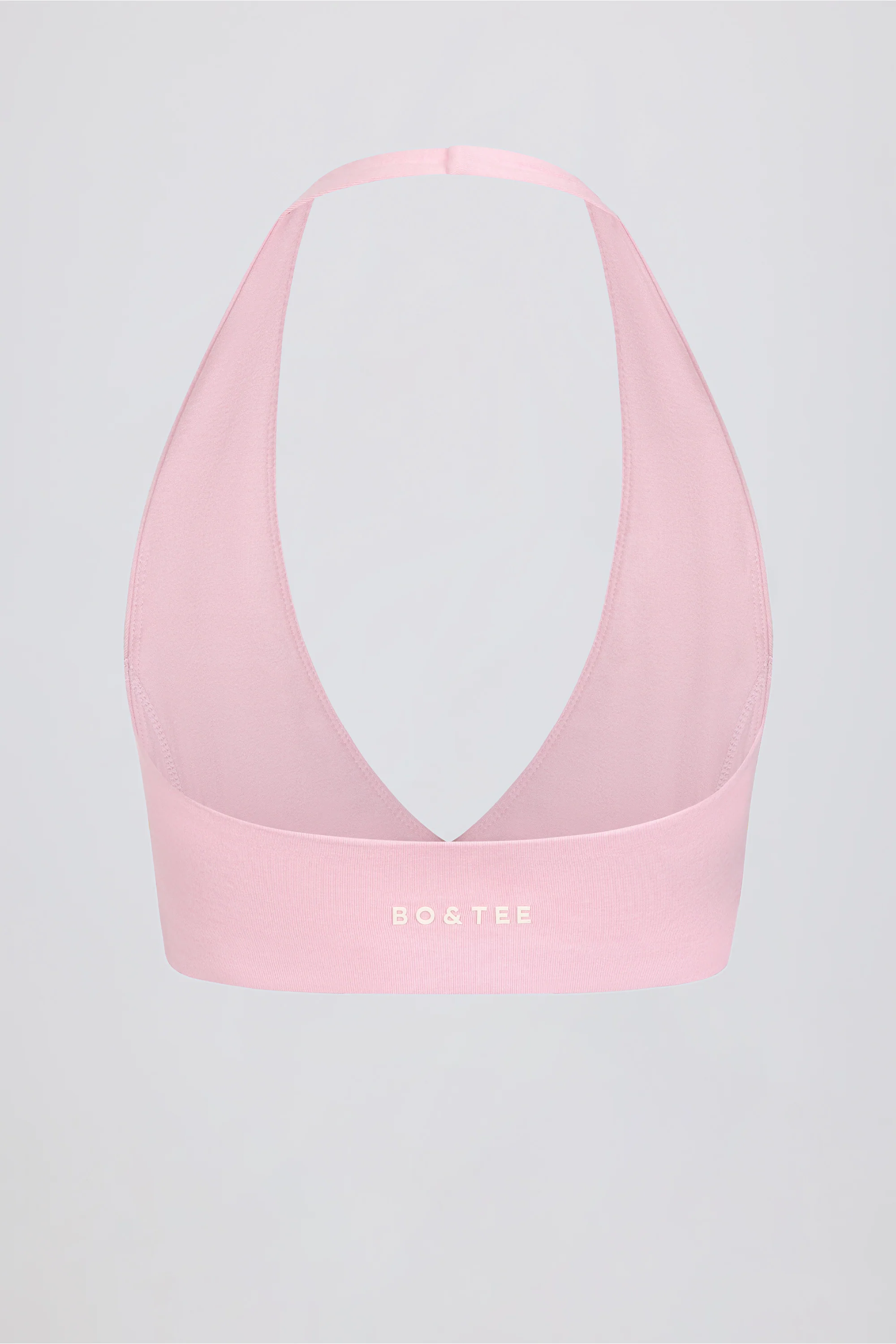 Brushed Jersey V-Neck Sports Bra in Bloom - Image 7