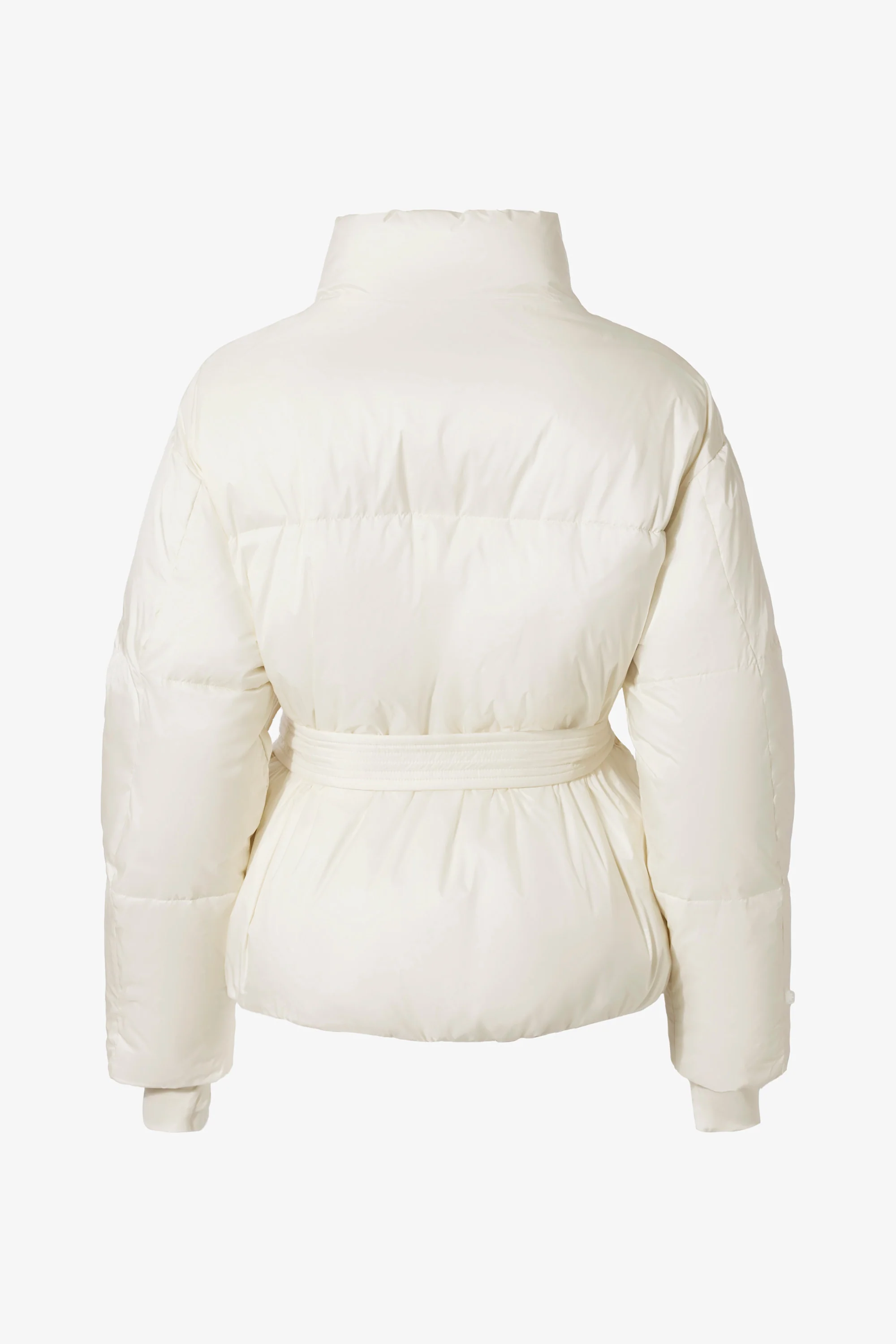Waterproof Belted Oversized Ski Jacket in Ice - Image 5