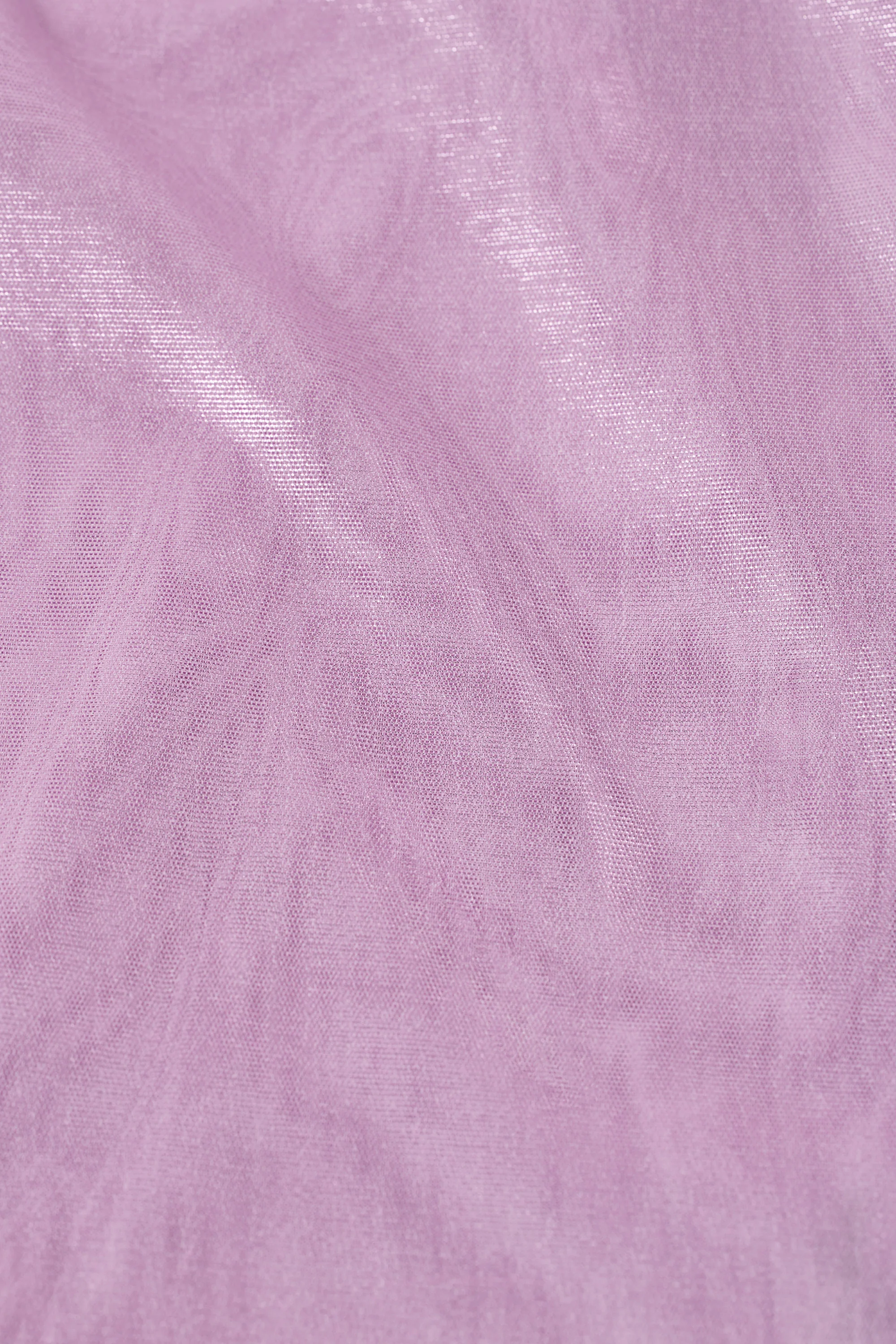 Metallic Cut-Out One-Shoulder Mini Dress in Violet Pink - Image 4